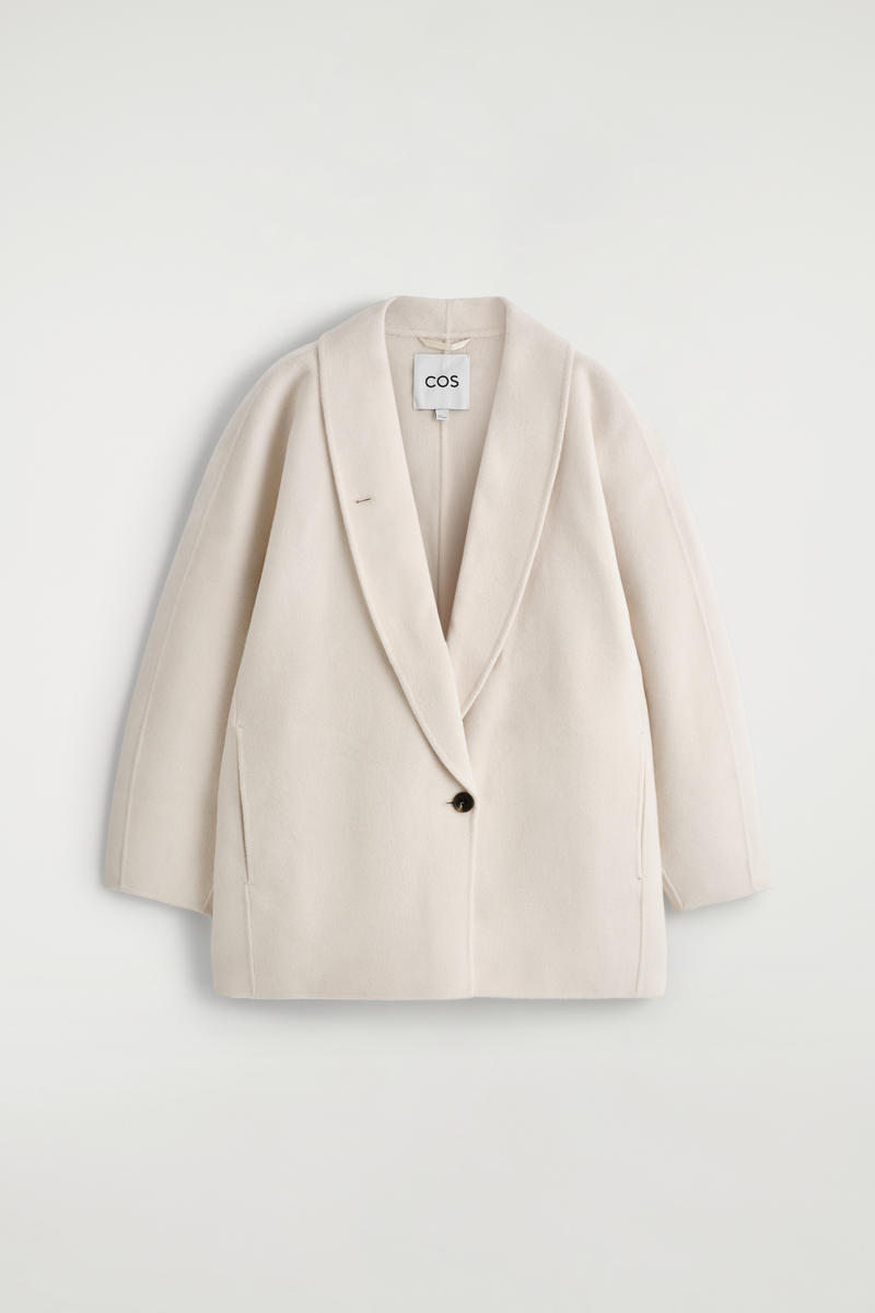 Double-Faced Wool Pea Jacket