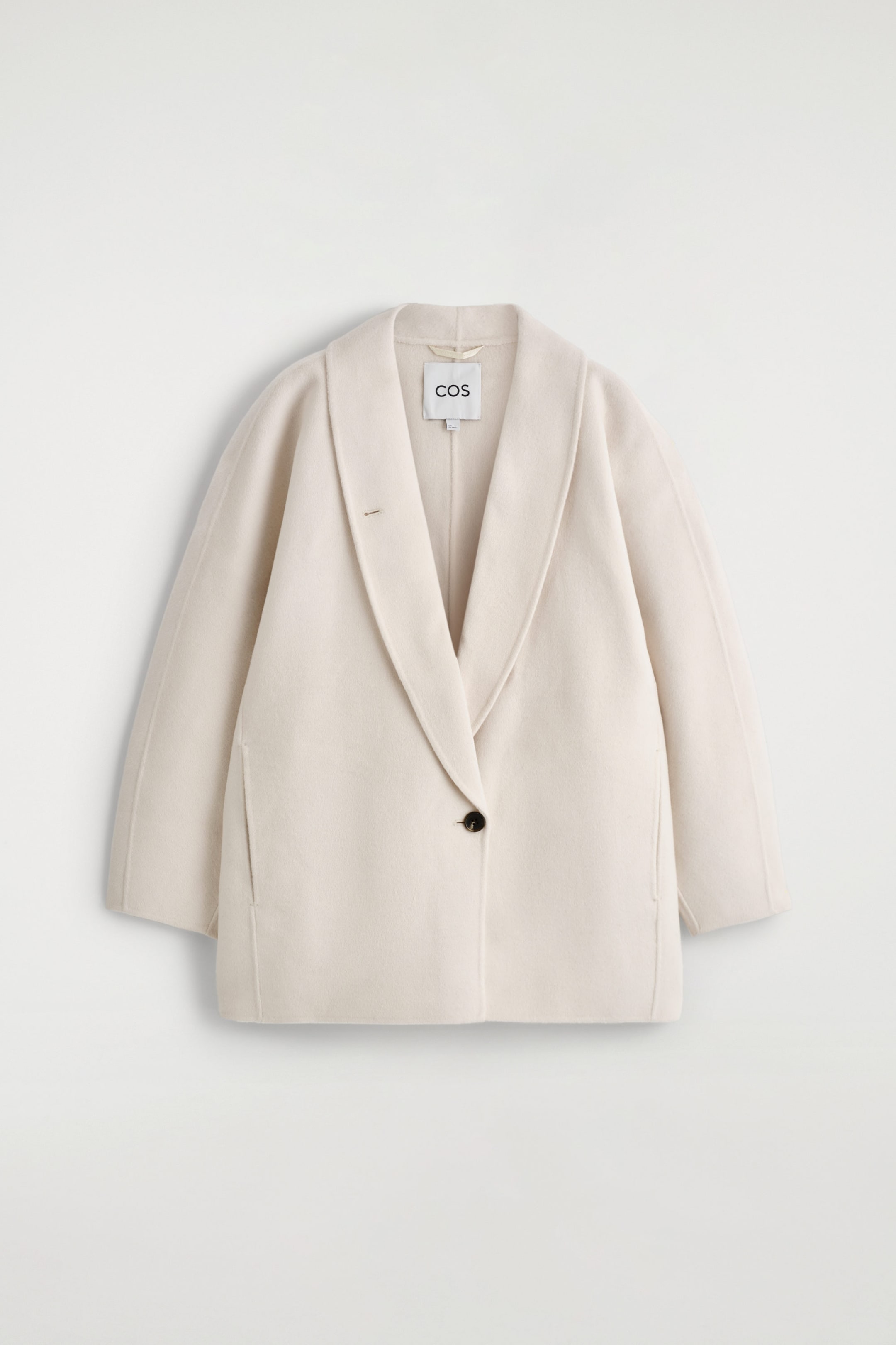 DOUBLE-FACED WOOL PEA COAT