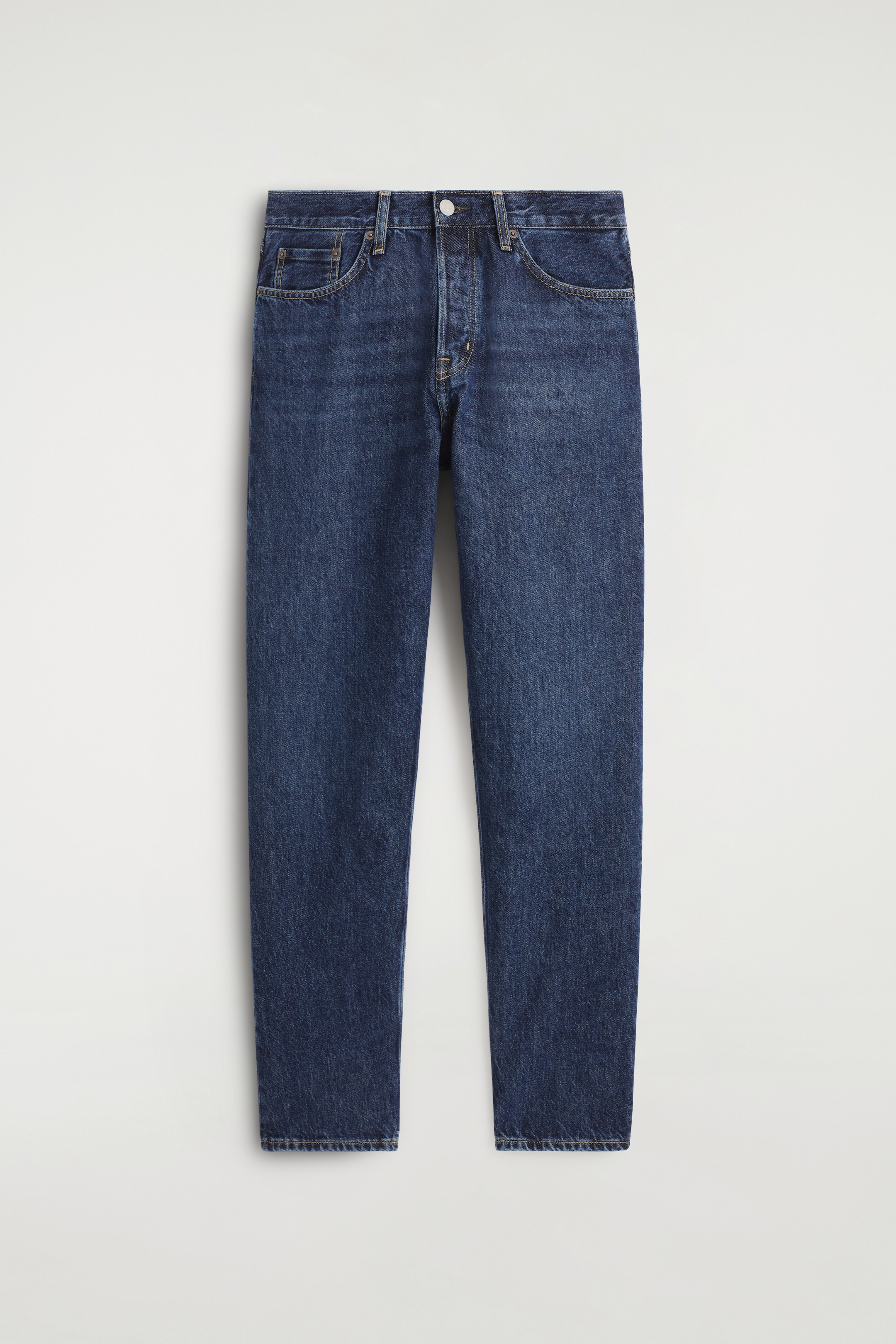 Grotere afbeelding bekijken: SIGNATURE RECHTE BROEK - DONKERBLAUW - HEREN | H&M BE 6