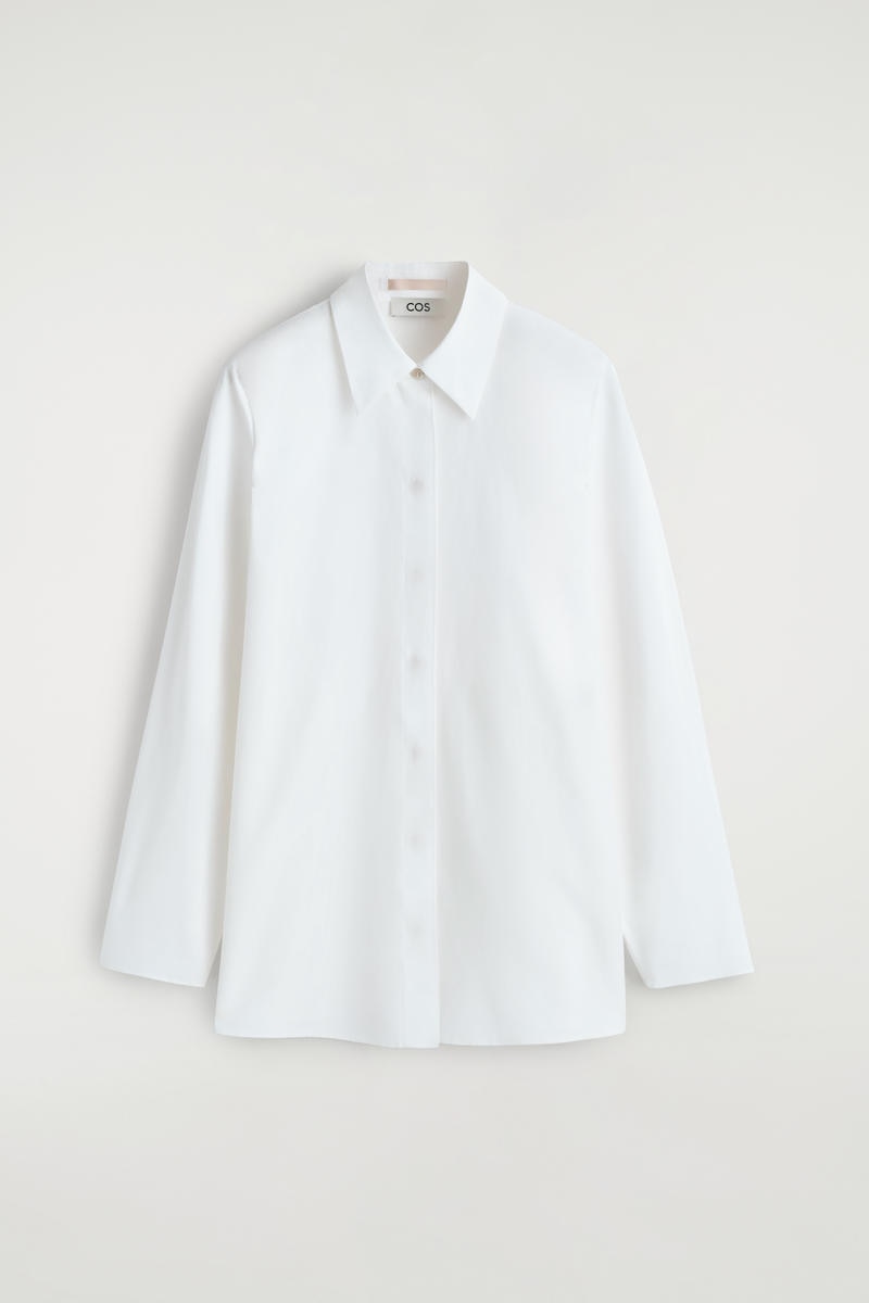 Rounded Cotton-Silk Shirt