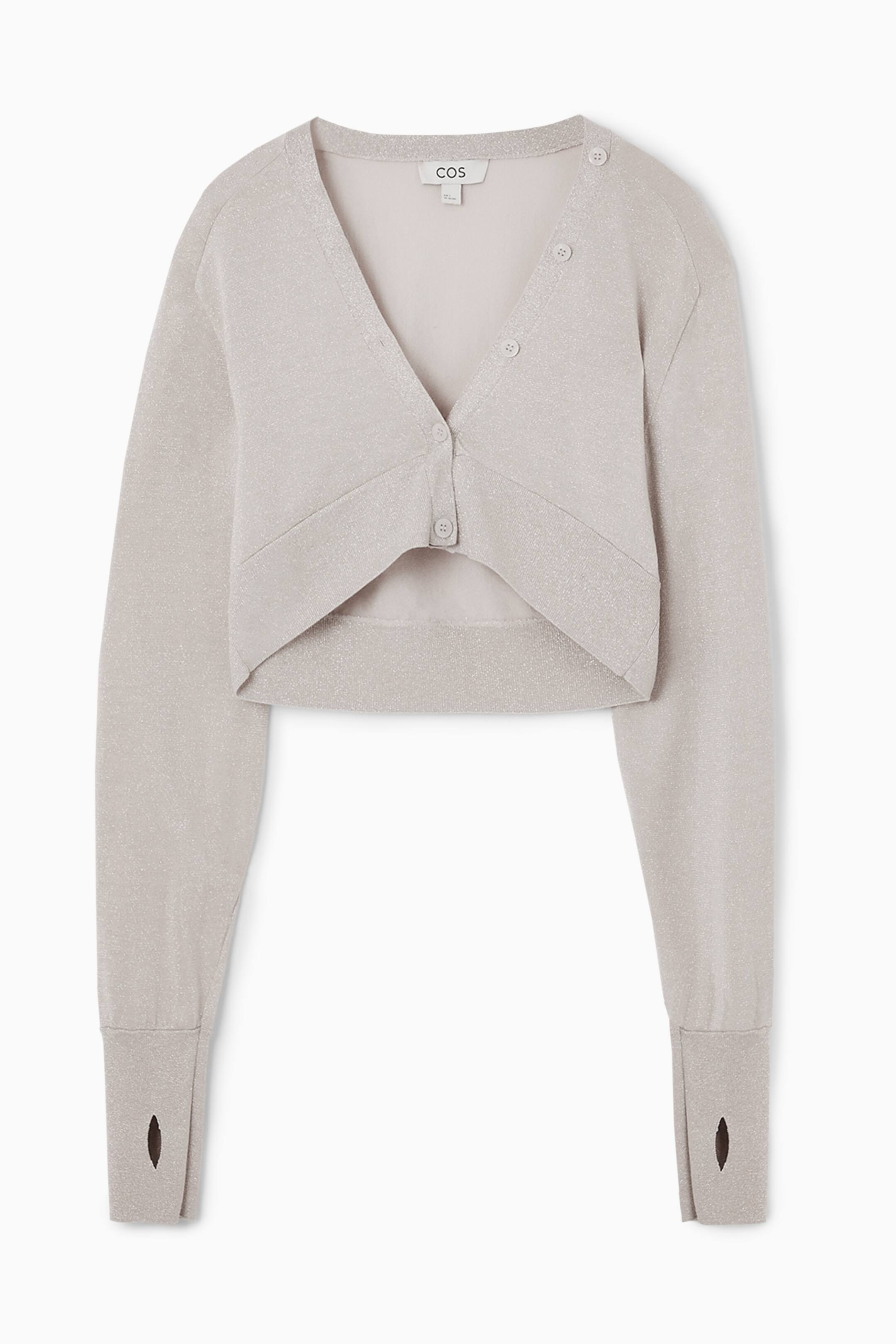 View larger image: CROPPED WOOL-BLEND CARDIGAN - BEIGE - Ladies | H&M GB 1
