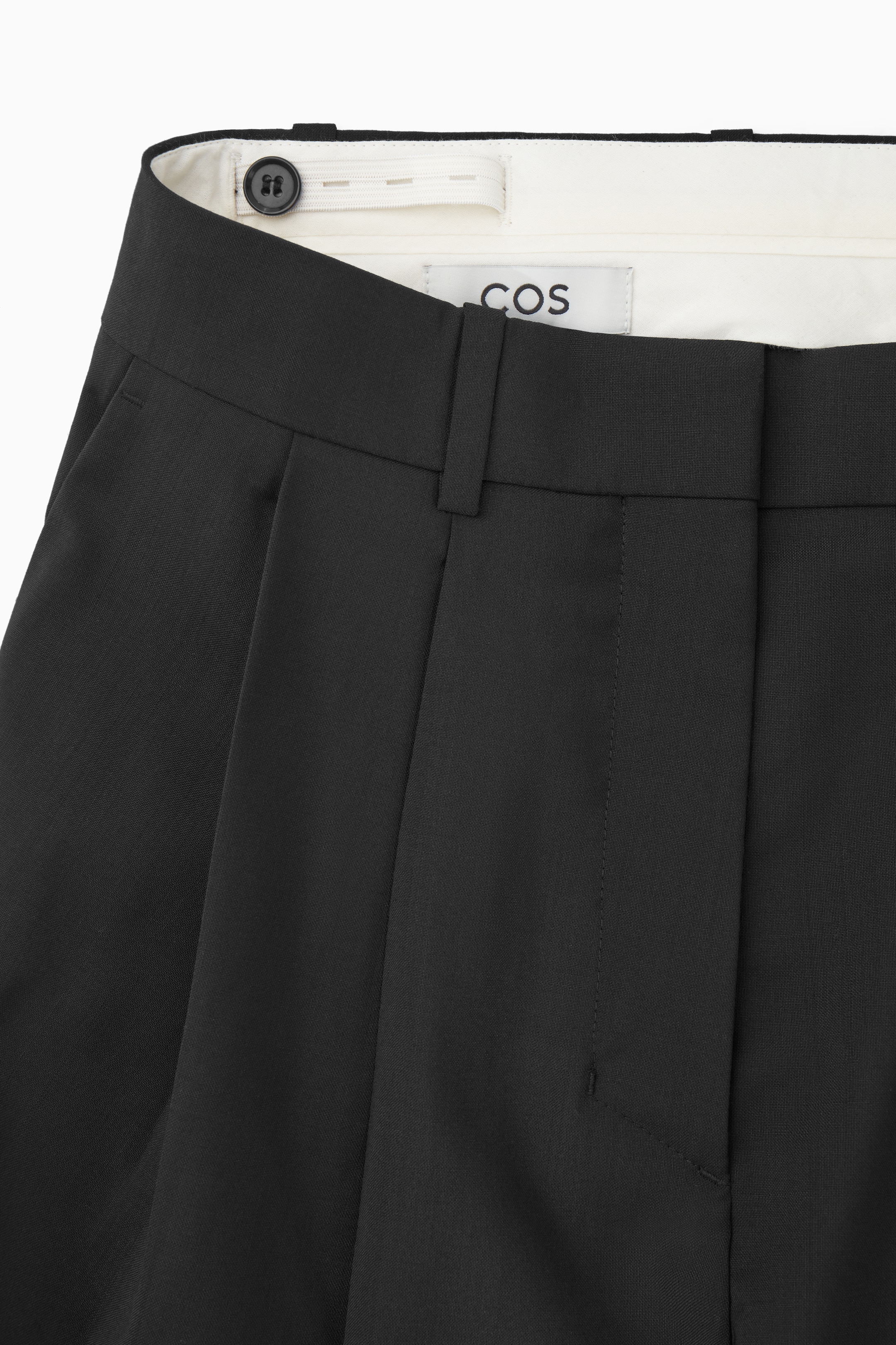 Grösseres Bild ansehen: LOCKERE ELEGANTE WOLLHOSE MIT WEITEM BEIN - SCHWARZ - DAMEN | H&M CH 6