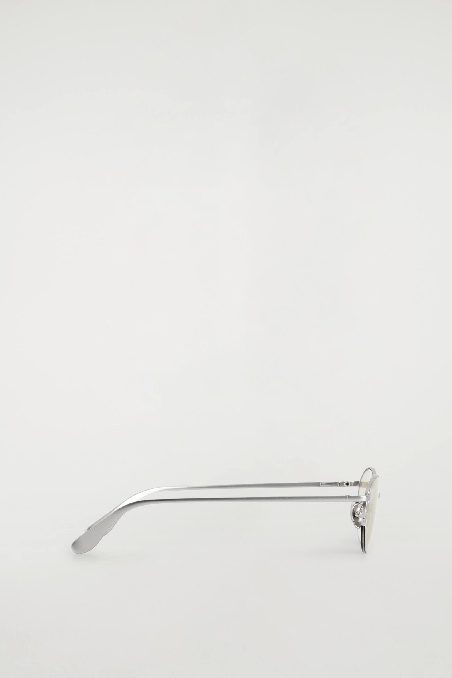 LUNETTES DE SOLEIL RONDES À MONTURE MÉTALLIQUE - ARGENTÉ - 5