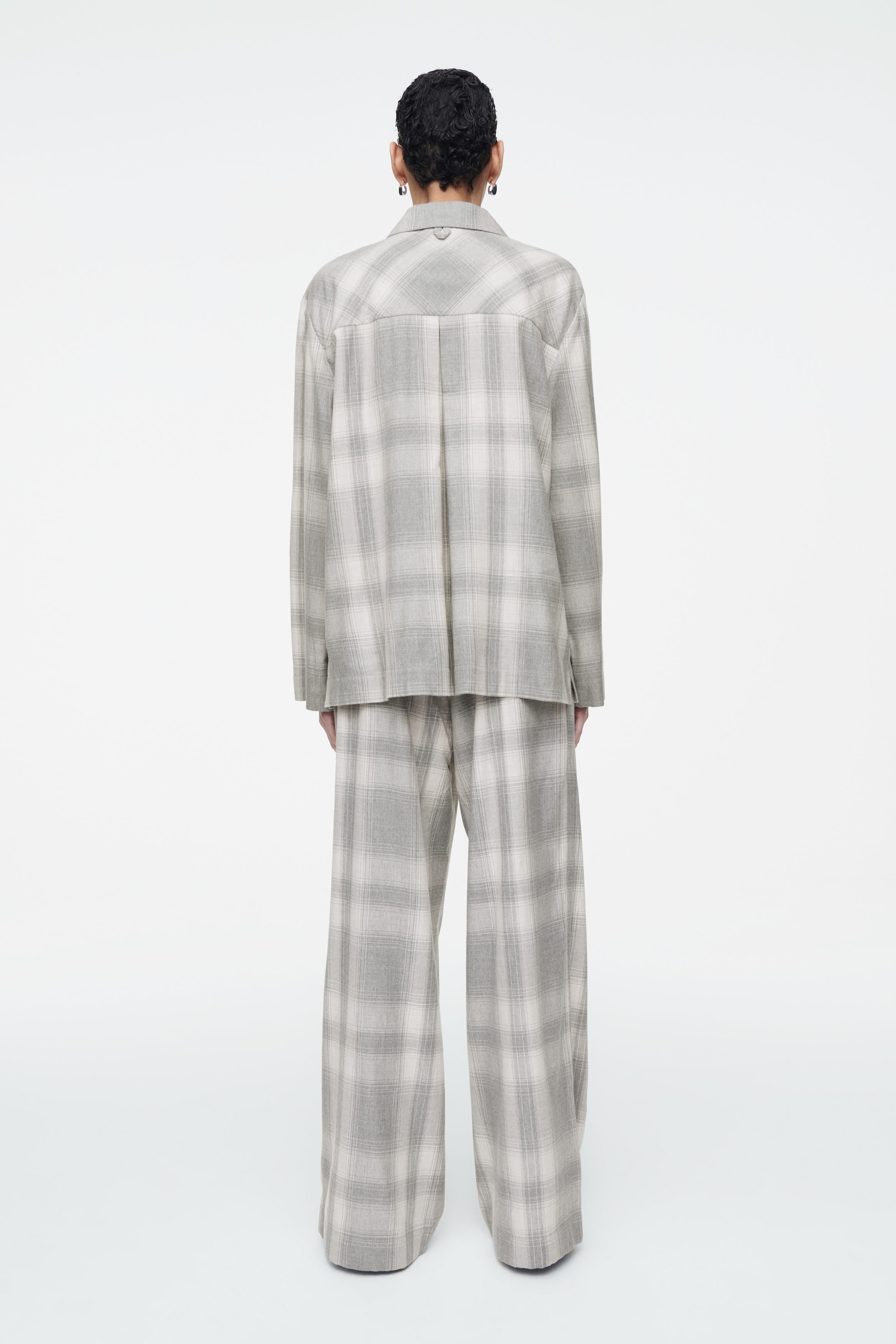 CHECKED FLANNEL PYJAMA SHIRT