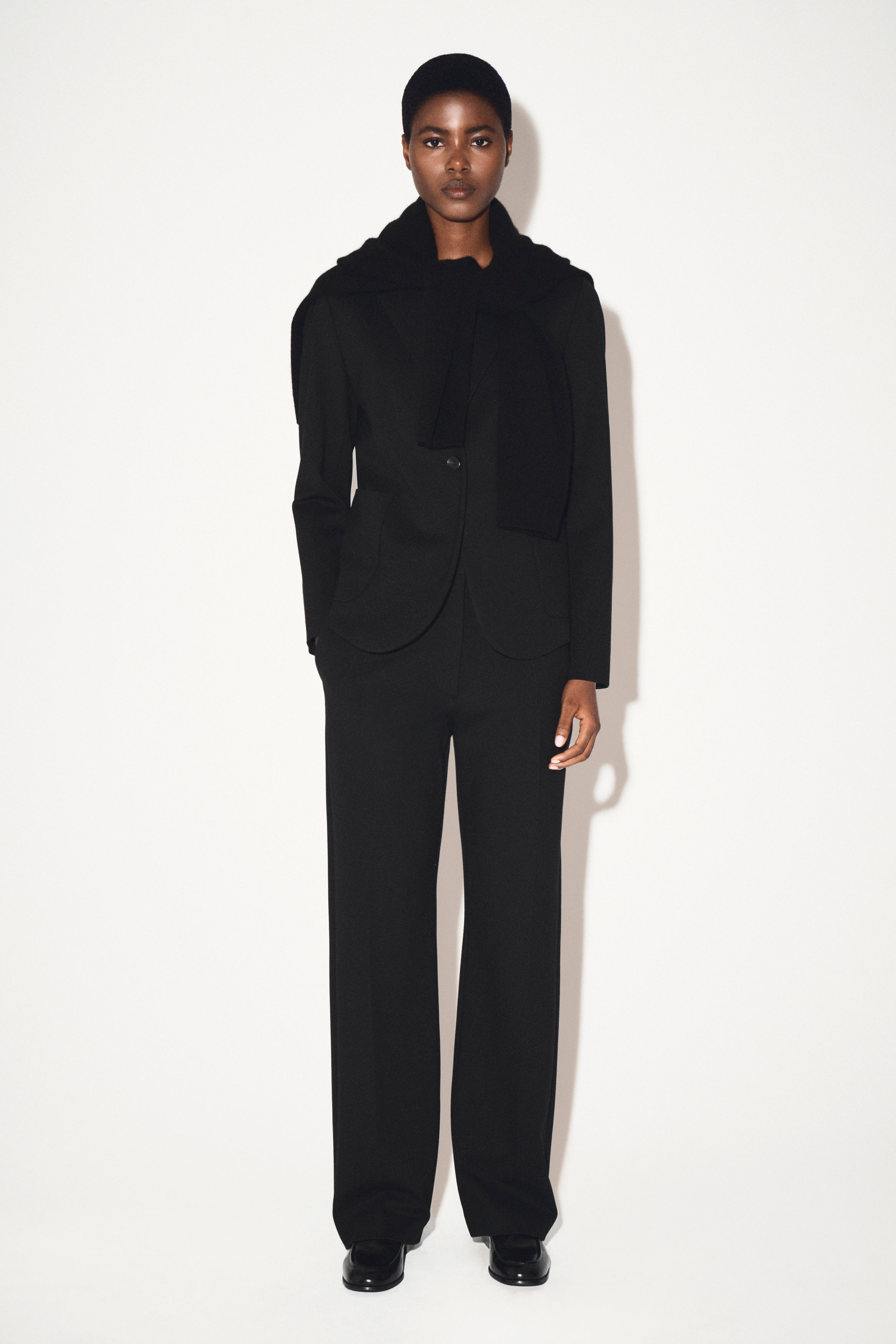 MILANO STRAIGHT-LEG PANTS - BLACK | COS US