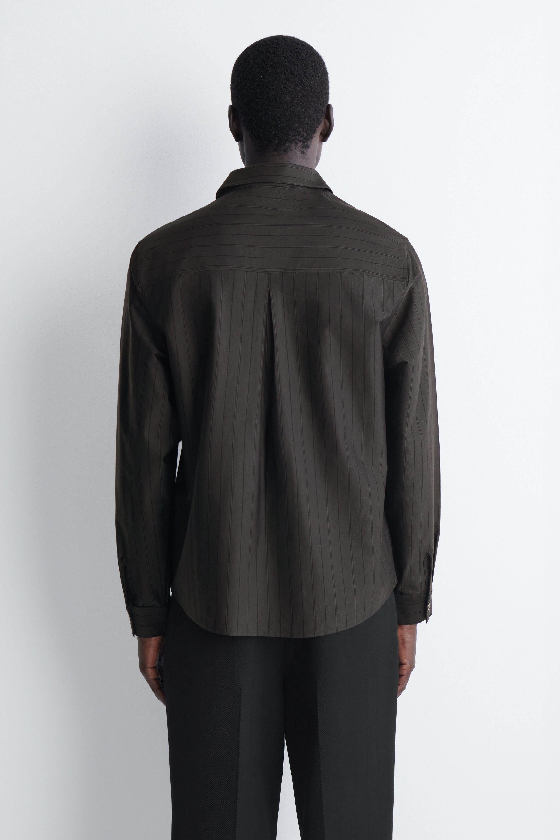 STRIPED COTTON-JERSEY SHIRT - thumbnail 4