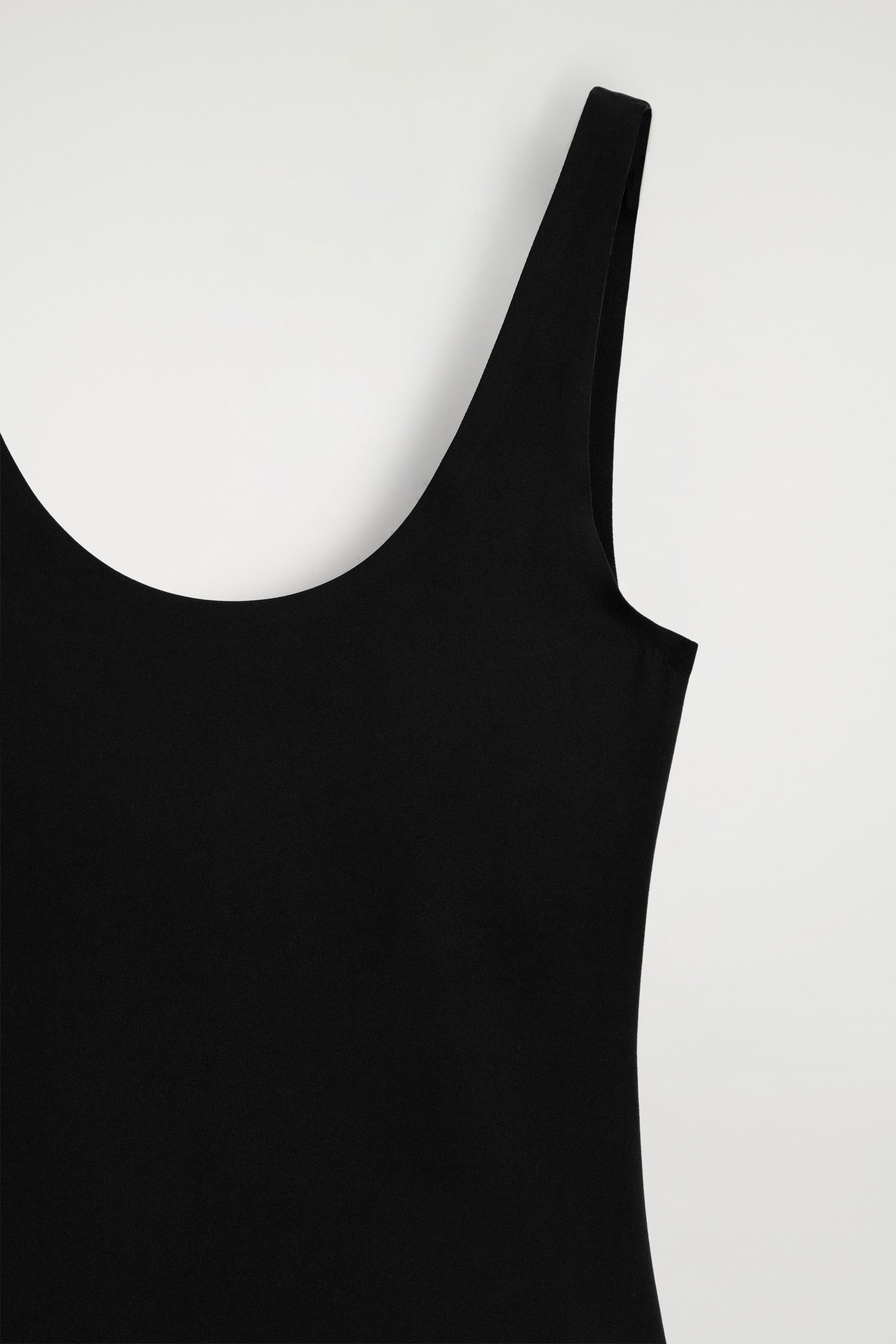 INTERLOCK JERSEY BODYSUIT - BLACK | COS CA