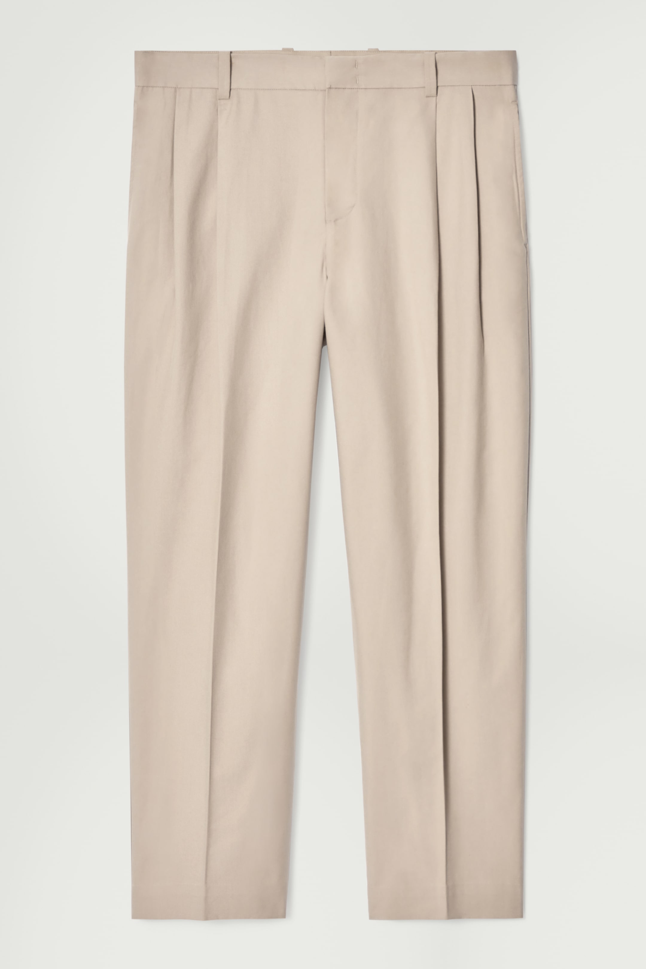 Ver imagen más grande: PANTALONES DE PINZAS DE ALGODÓN TAPERED FIT - TOPO - HOMBRE | H&M ES 6