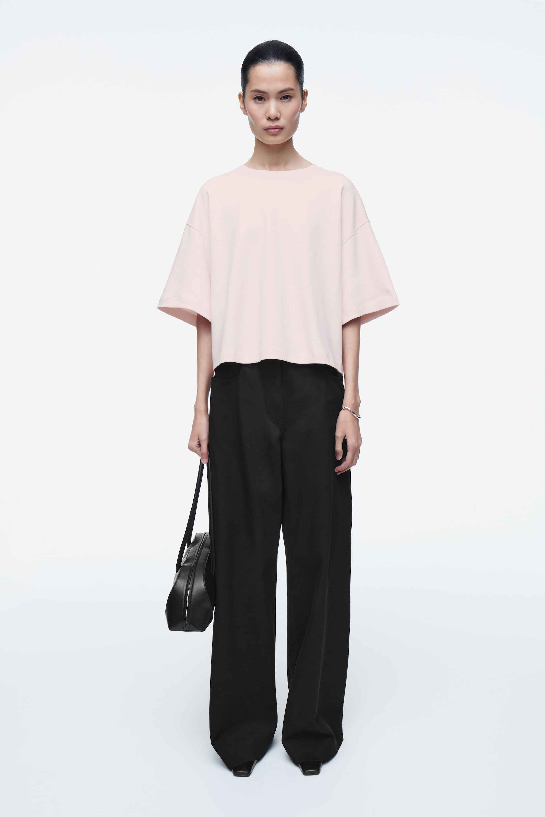 Agrandir l'image: CHEMISE OVERSIZE SILHOUETTE CARRÉE - ROSE CLAIR - FEMME | H&M FR 2