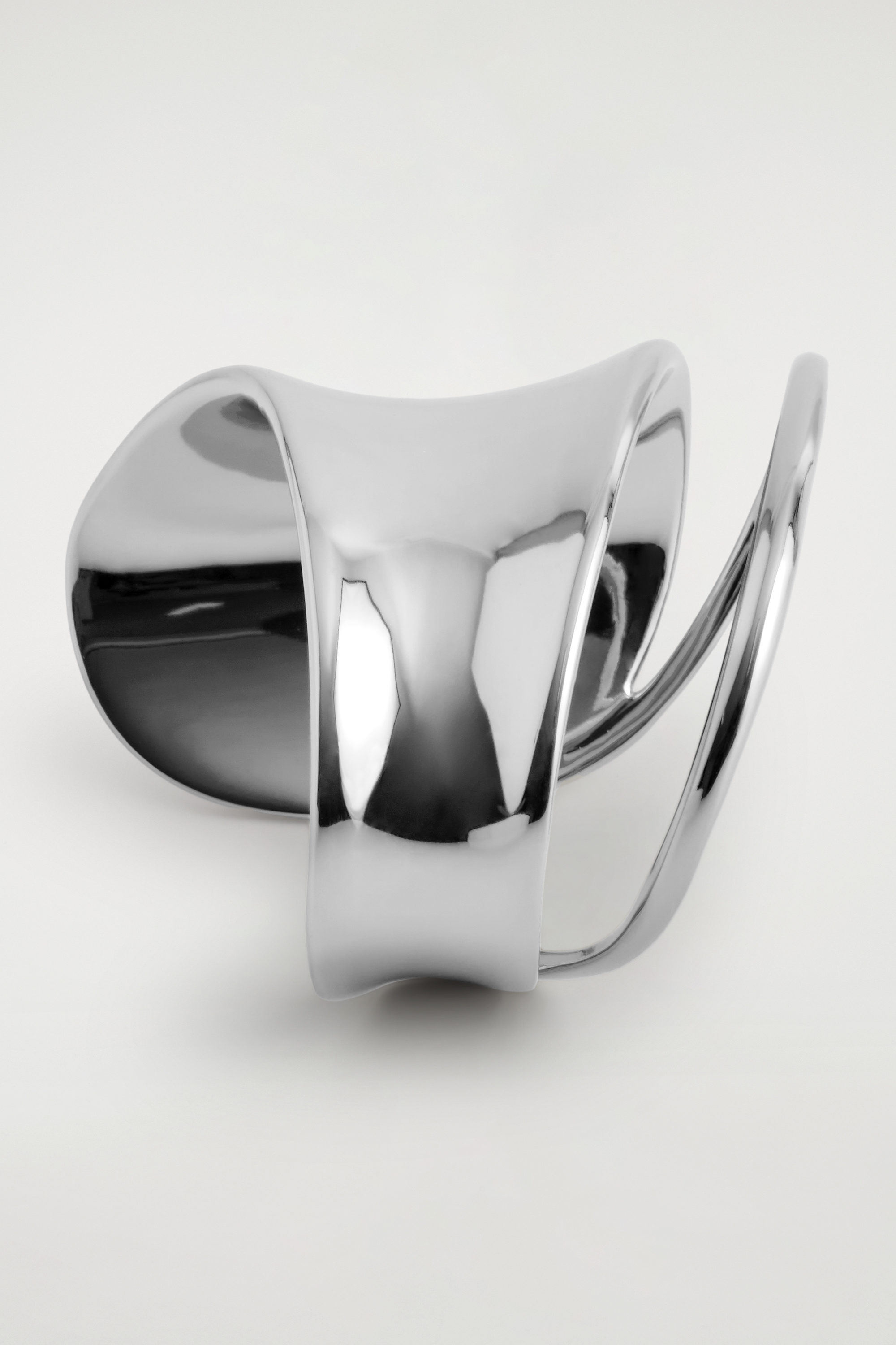 DOUBLE-WRAP CUFF - SILVER | COS