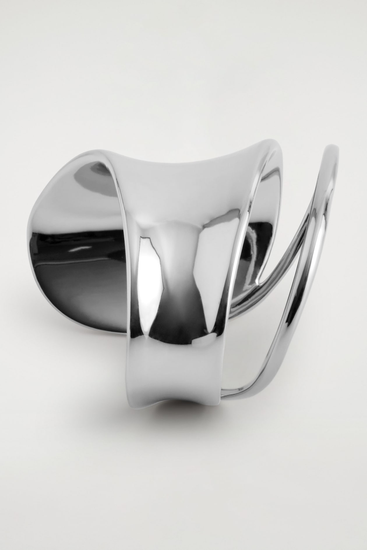 DOUBLE-WRAP CUFF — SILVER