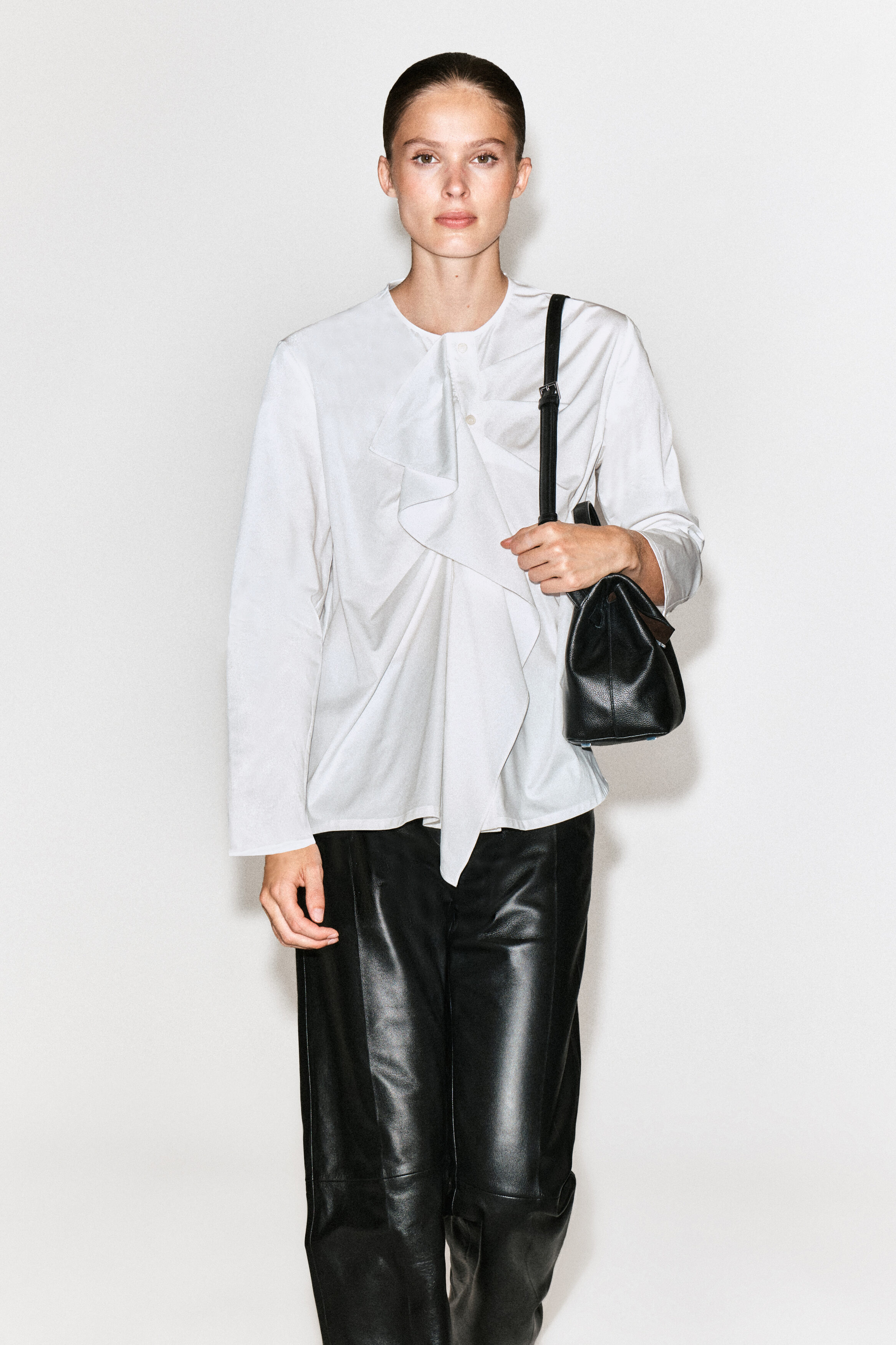 Ruffled Cotton Blouse by COS