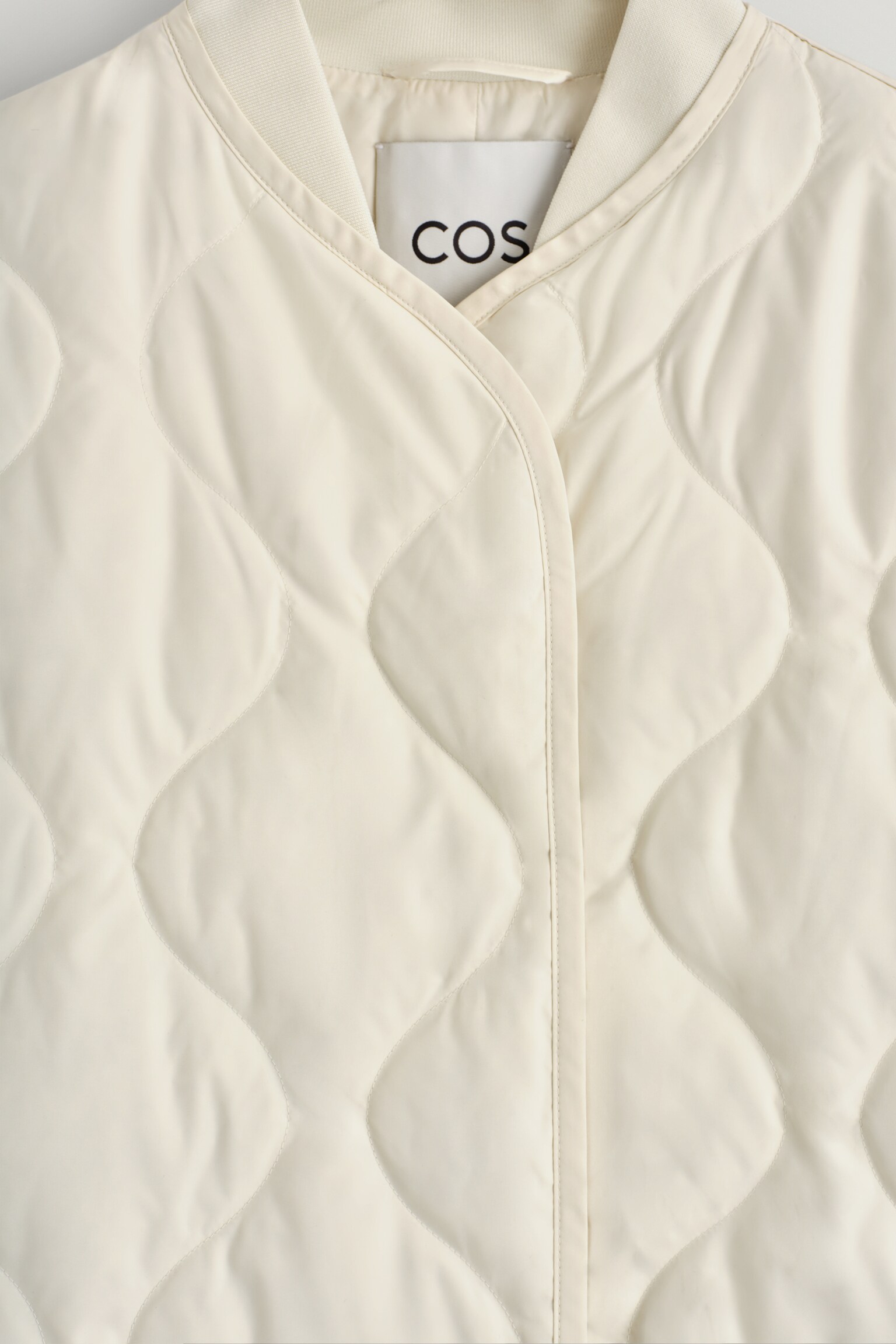OVERSIZED-STEPPJACKE - ELFENBEIN/DUNKELBRAUN - 7