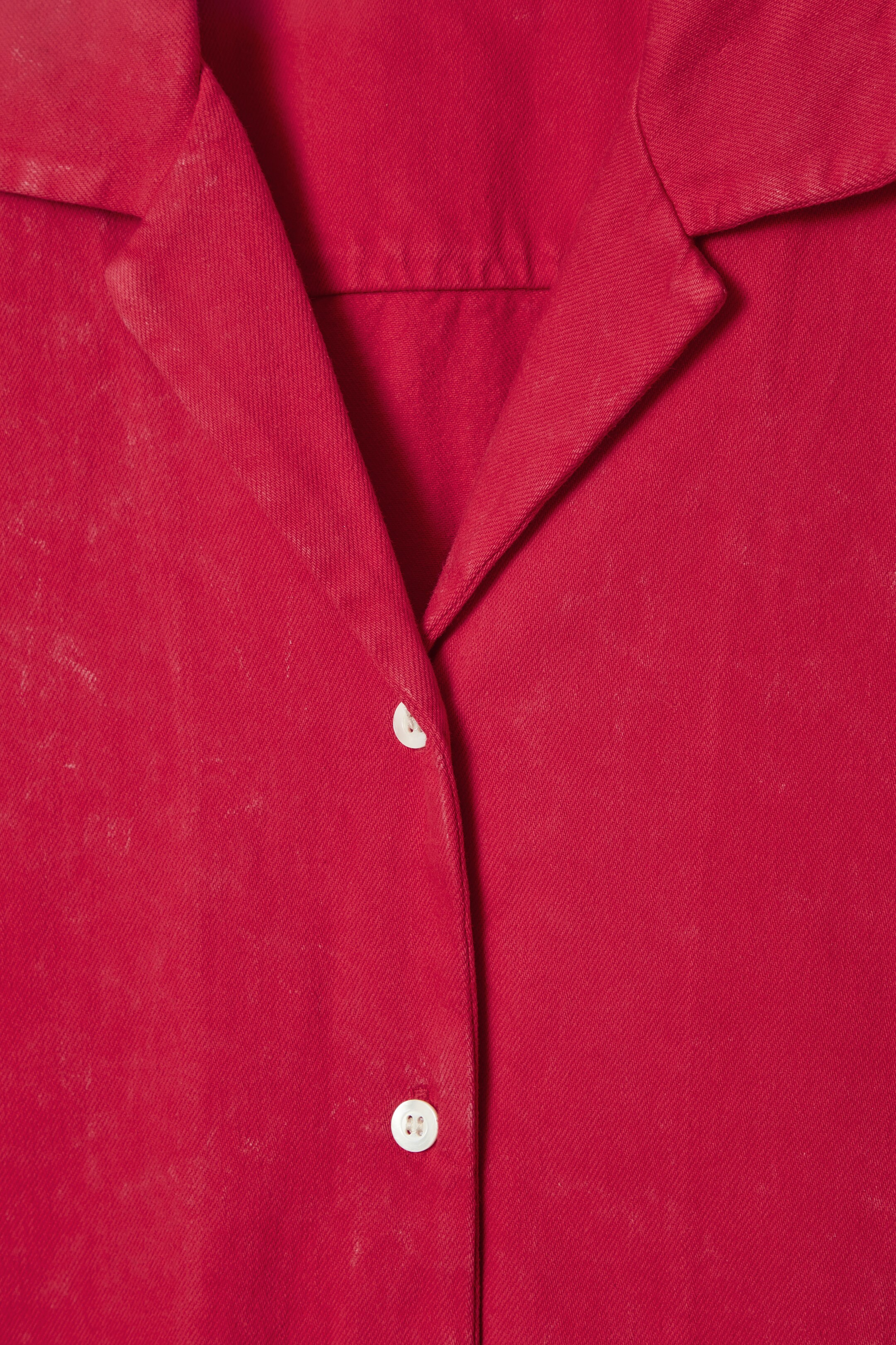 Ingrandisci l'immagine: RELAXED FADED RESORT SHIRT - RED - DONNA | H&M CH 2