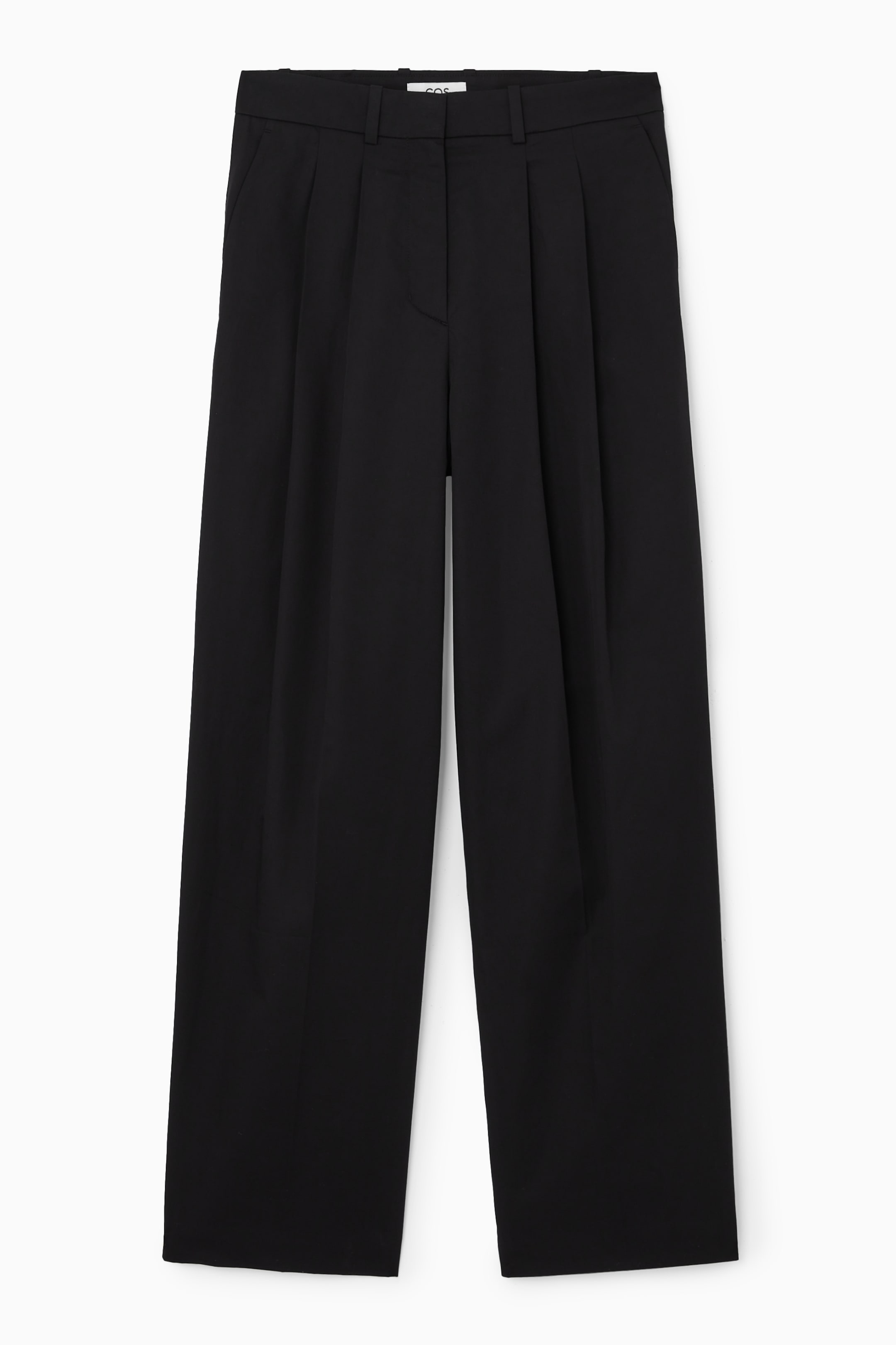 Grösseres Bild ansehen: LOCKERE HOSE AUS DENIM MIT WEITEM BEIN - SCHWARZ - DAMEN | H&M CH 1
