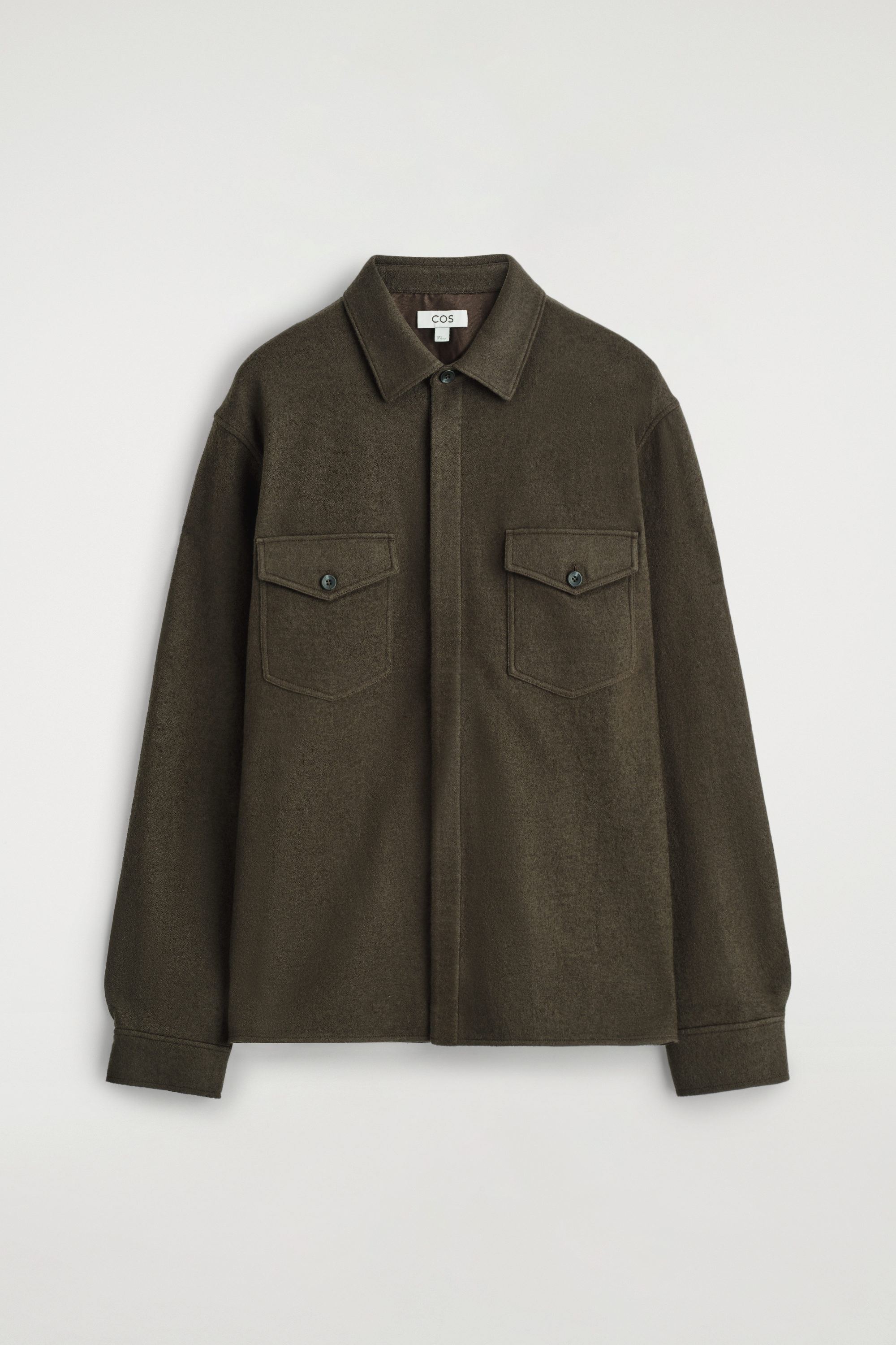 【極美品】HUMAN MADE WOOL OVERSHIRT L 黒グレー 6531_db4b171e93.jpg