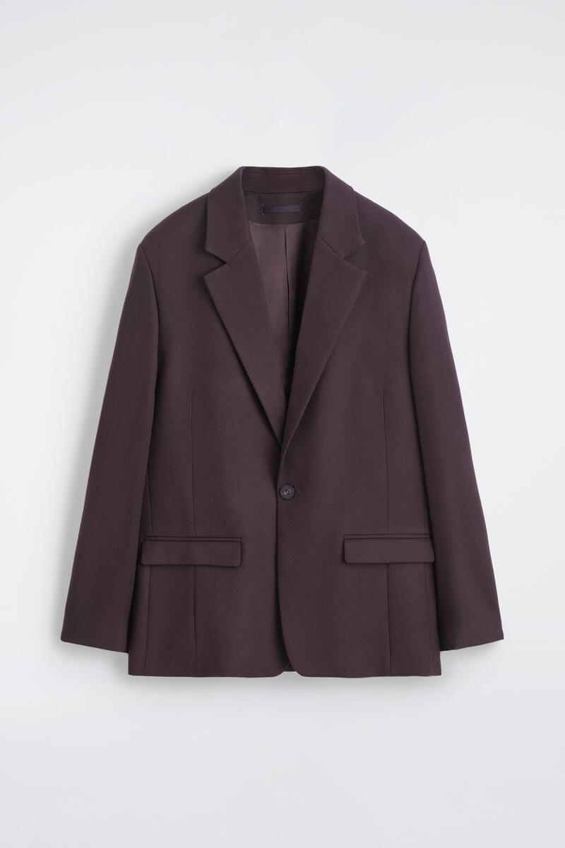 Wool-Twill Single-Breasted Blazer