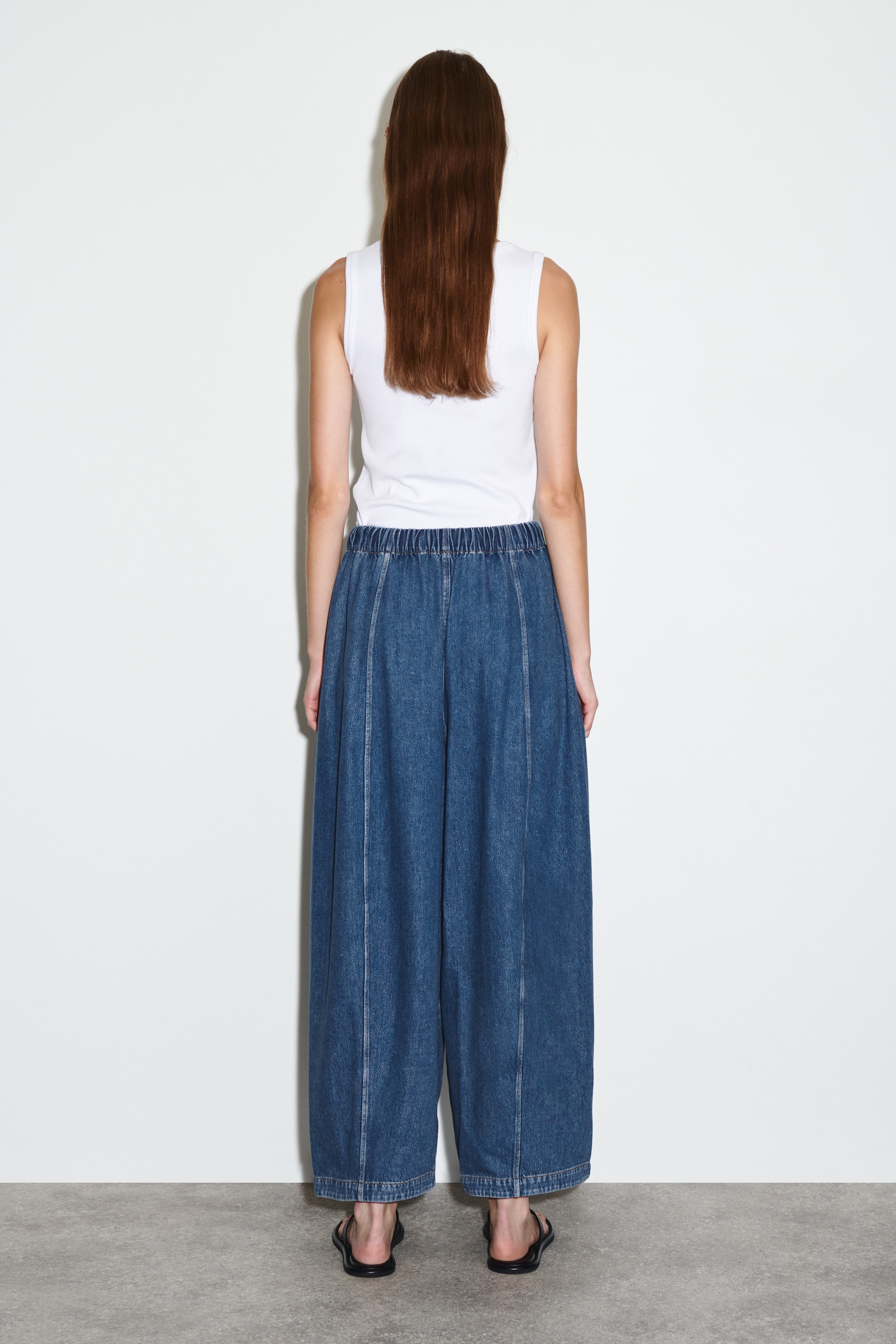 Agrandir l'image: PANTALON BARREL À TAILLE AJUSTABLE EN DENIM - BLEU - FEMME | H&M FR 3