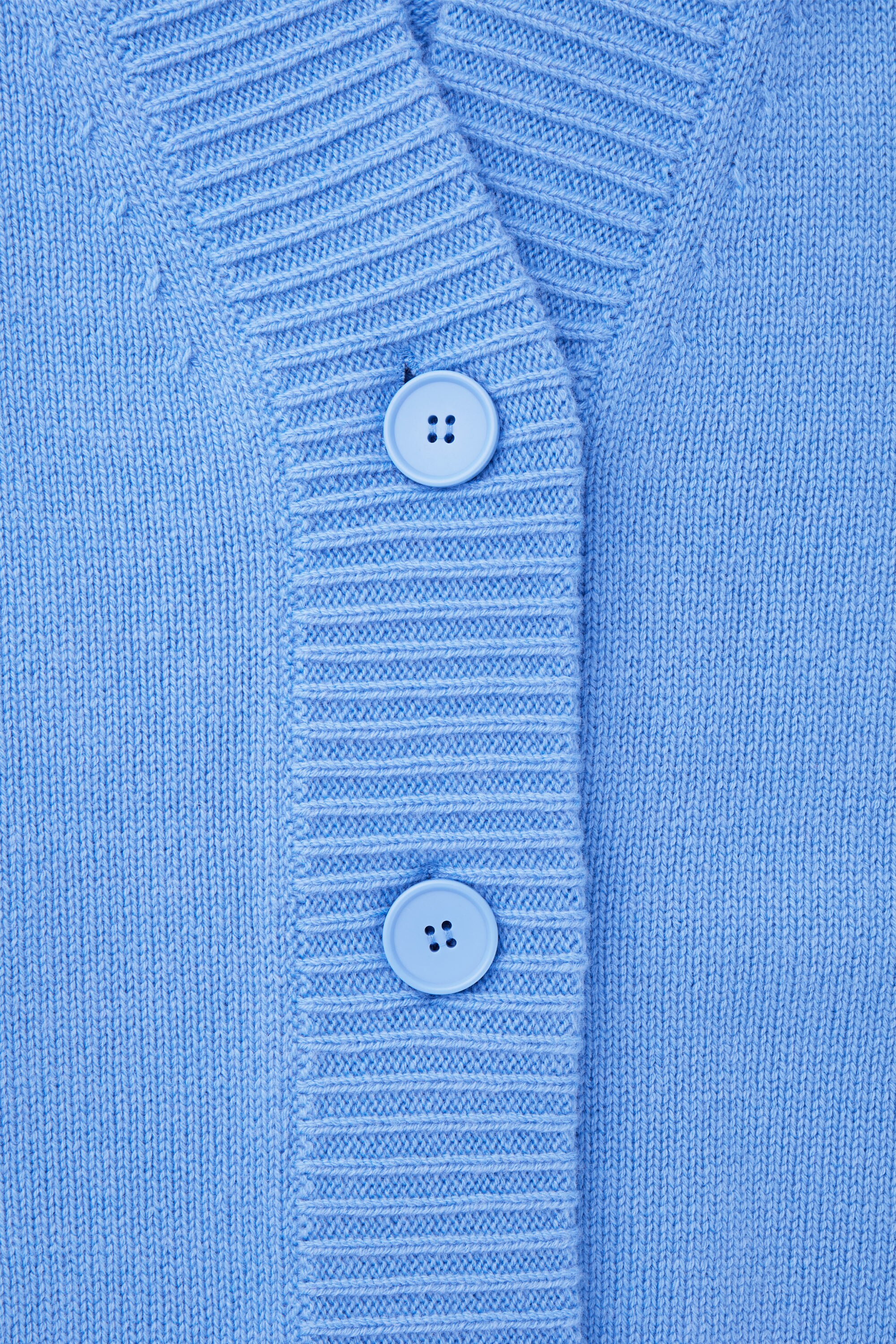 CARDIGAN COL EN V COCOONING LAINE - BLEU CIEL | COS
