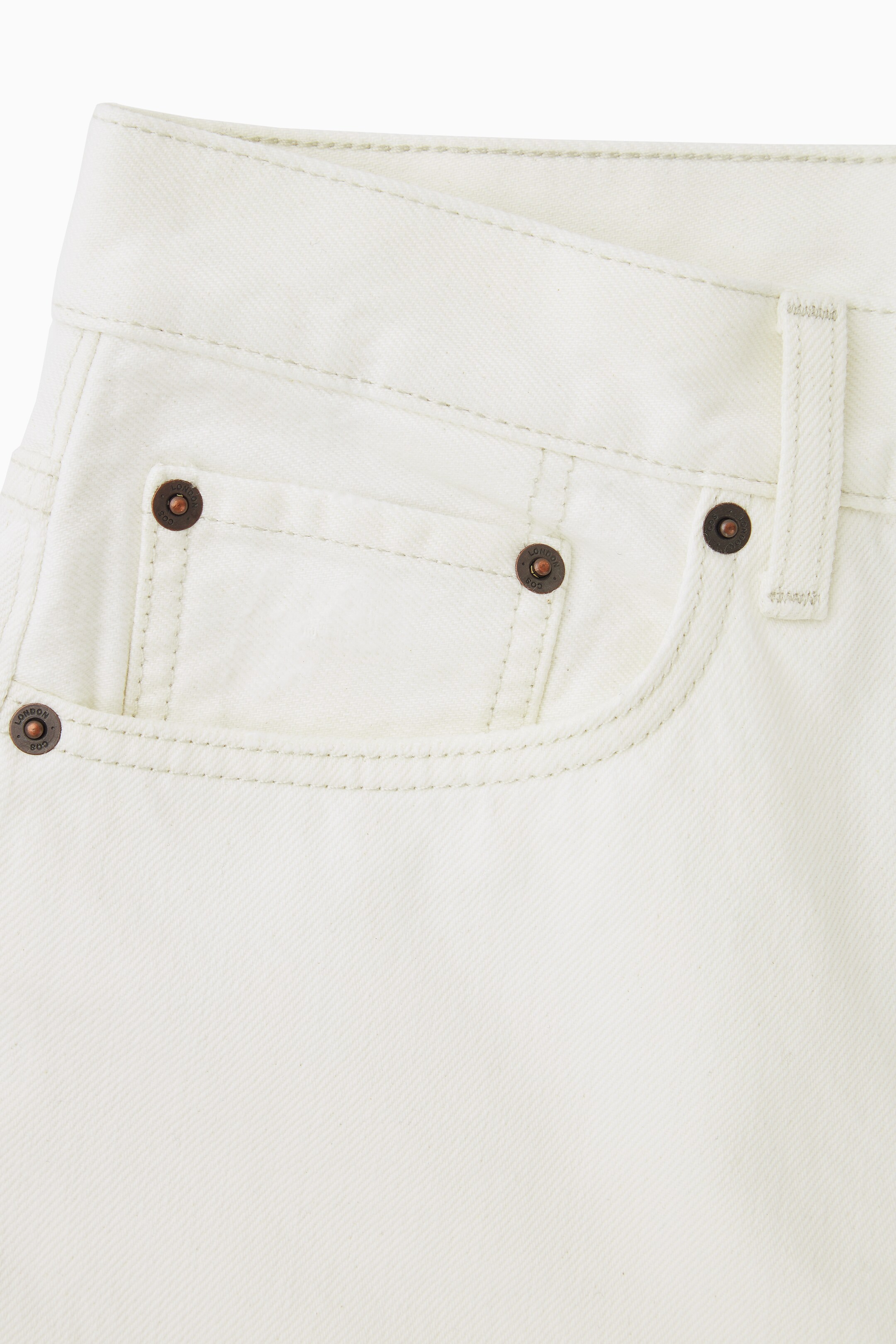 Ingrandisci l'immagine: COLUMN STRAIGHT-LEG JEANS - CHALK - DONNA | H&M CH 2