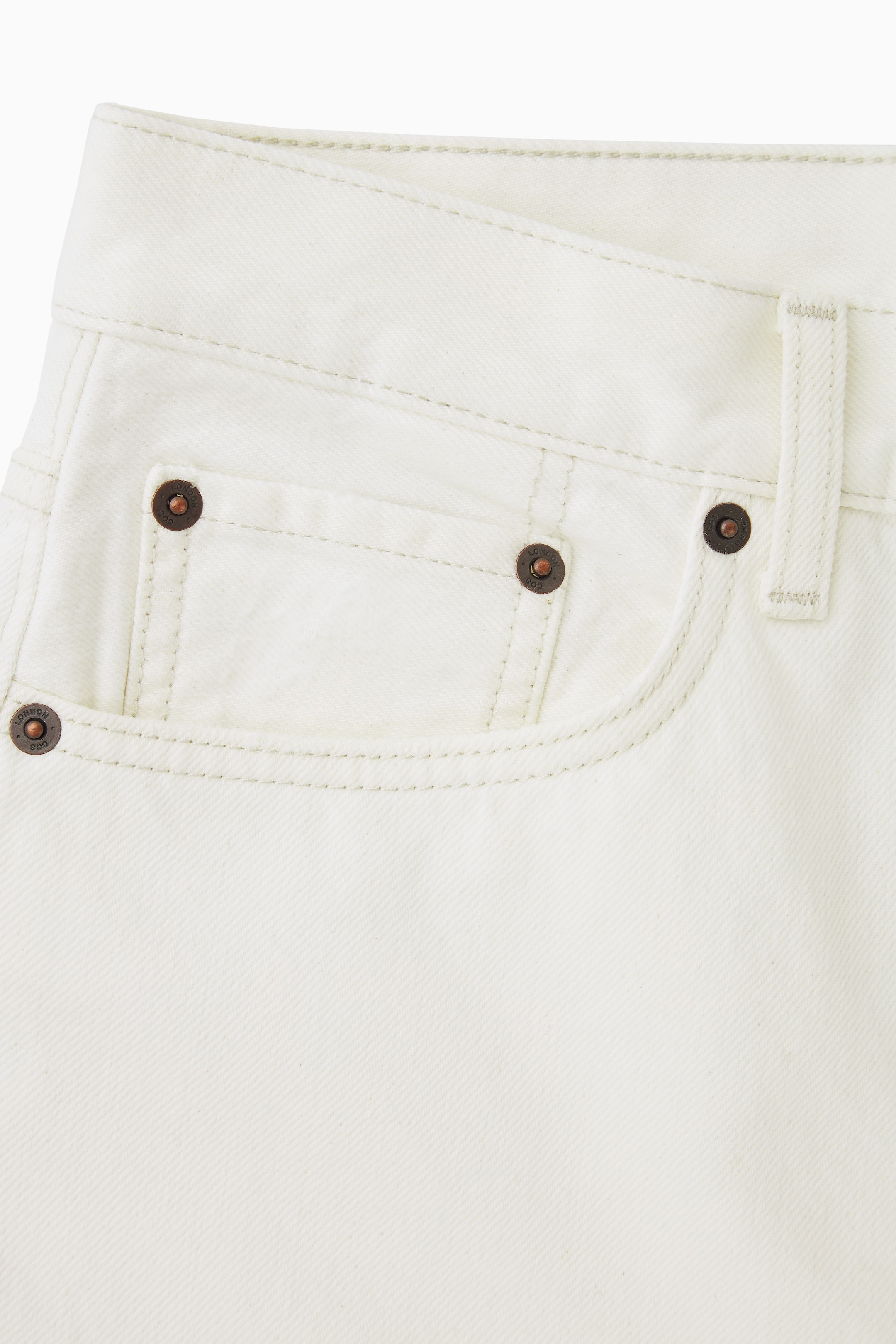 View larger image: COLUMN STRAIGHT-LEG JEANS - CHALK - Ladies | H&M GB 2