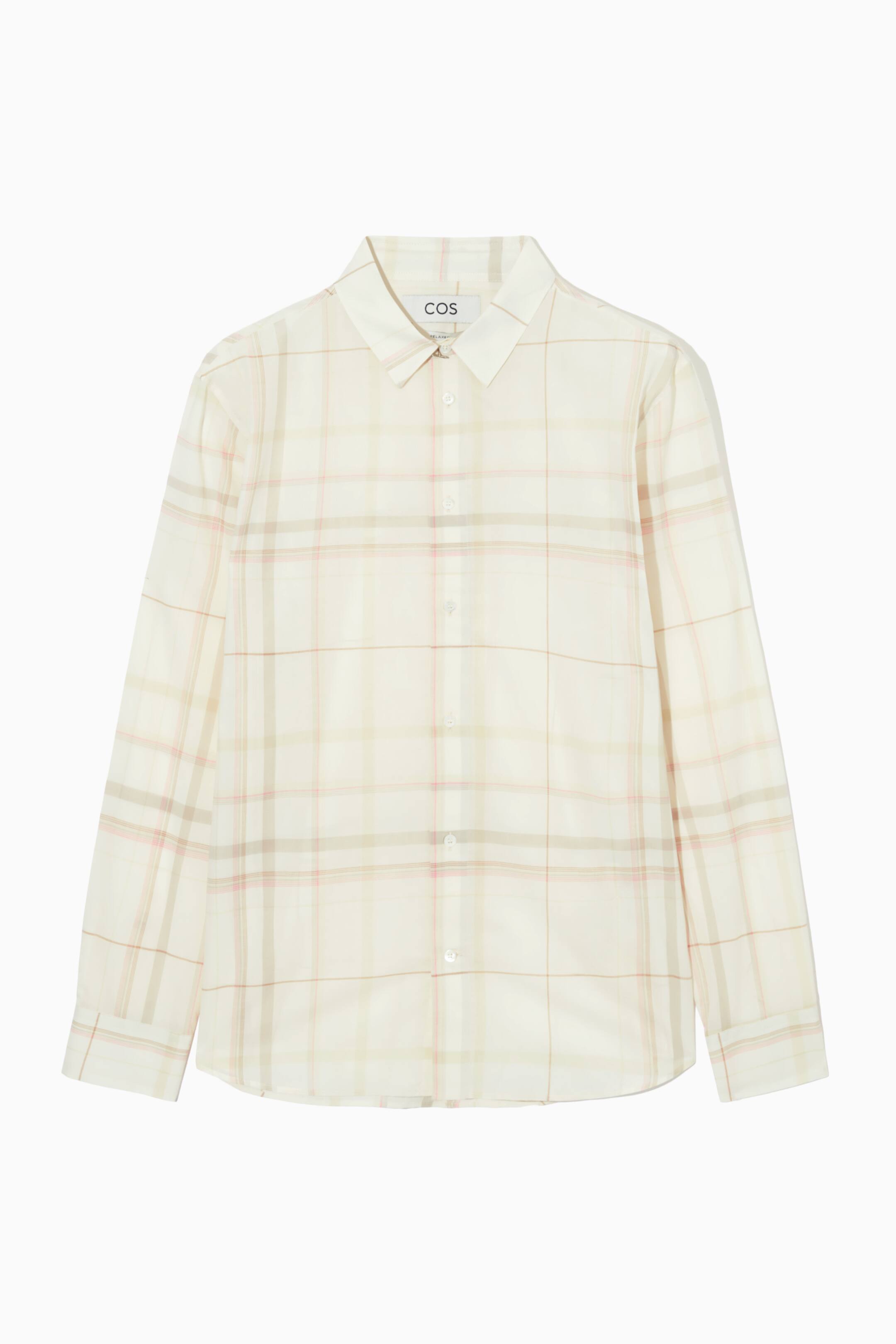 View larger image: WINDOWPANE-CHECKED SHIRT - BEIGE / CHECKED - Men | H&M GB 1