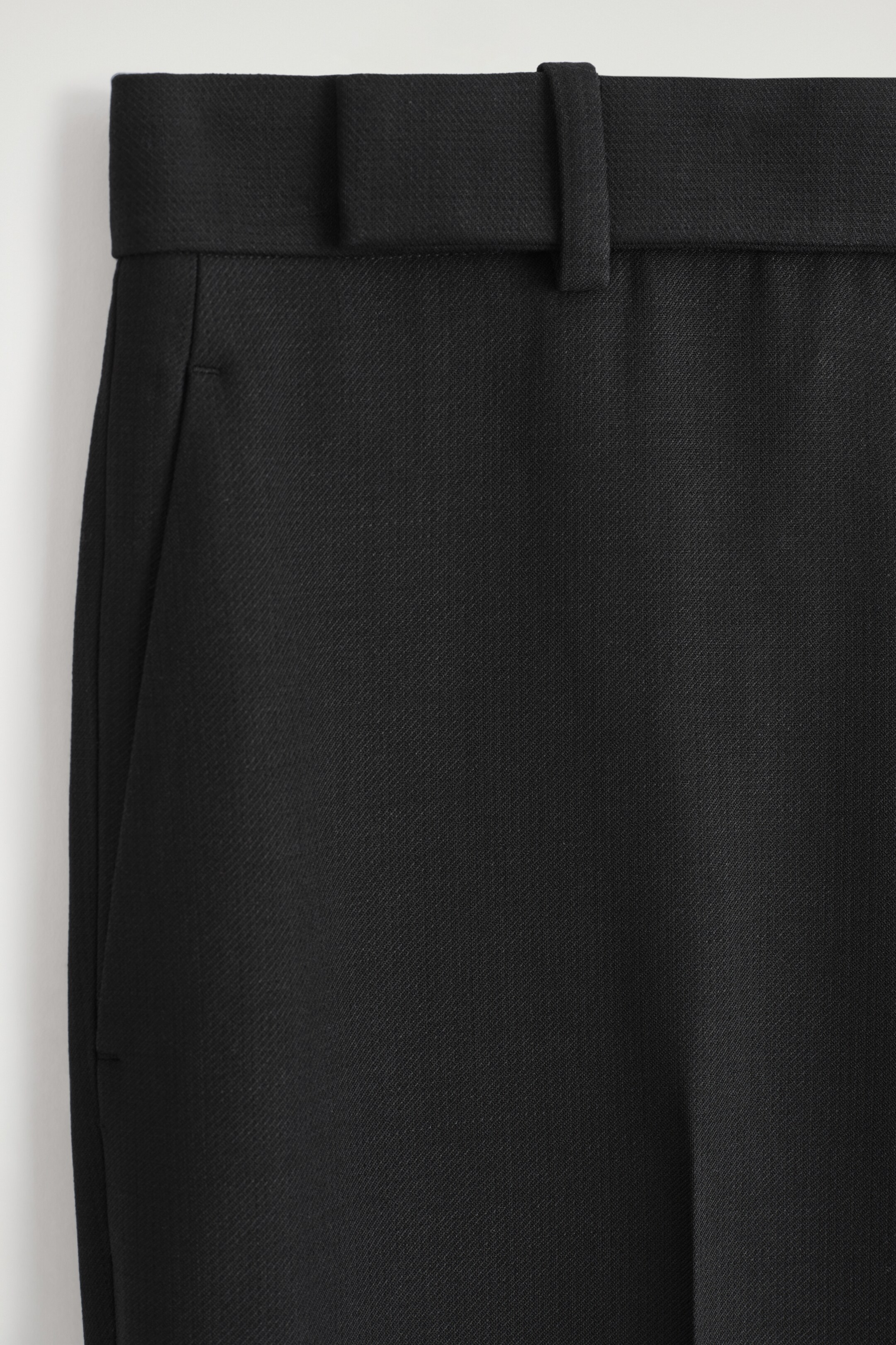 Ver imagen más grande: PANTALÓN STRAIGHT-LEG EN MEZCLA DE LANA - NEGRO - HOMBRE | H&M ES 8