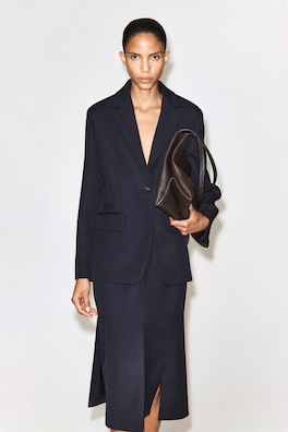 SINGLE-BREASTED WOOL BLAZER — MIDNIGHT 2
