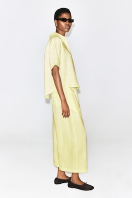 LINEN CULOTTES — YELLOW 3