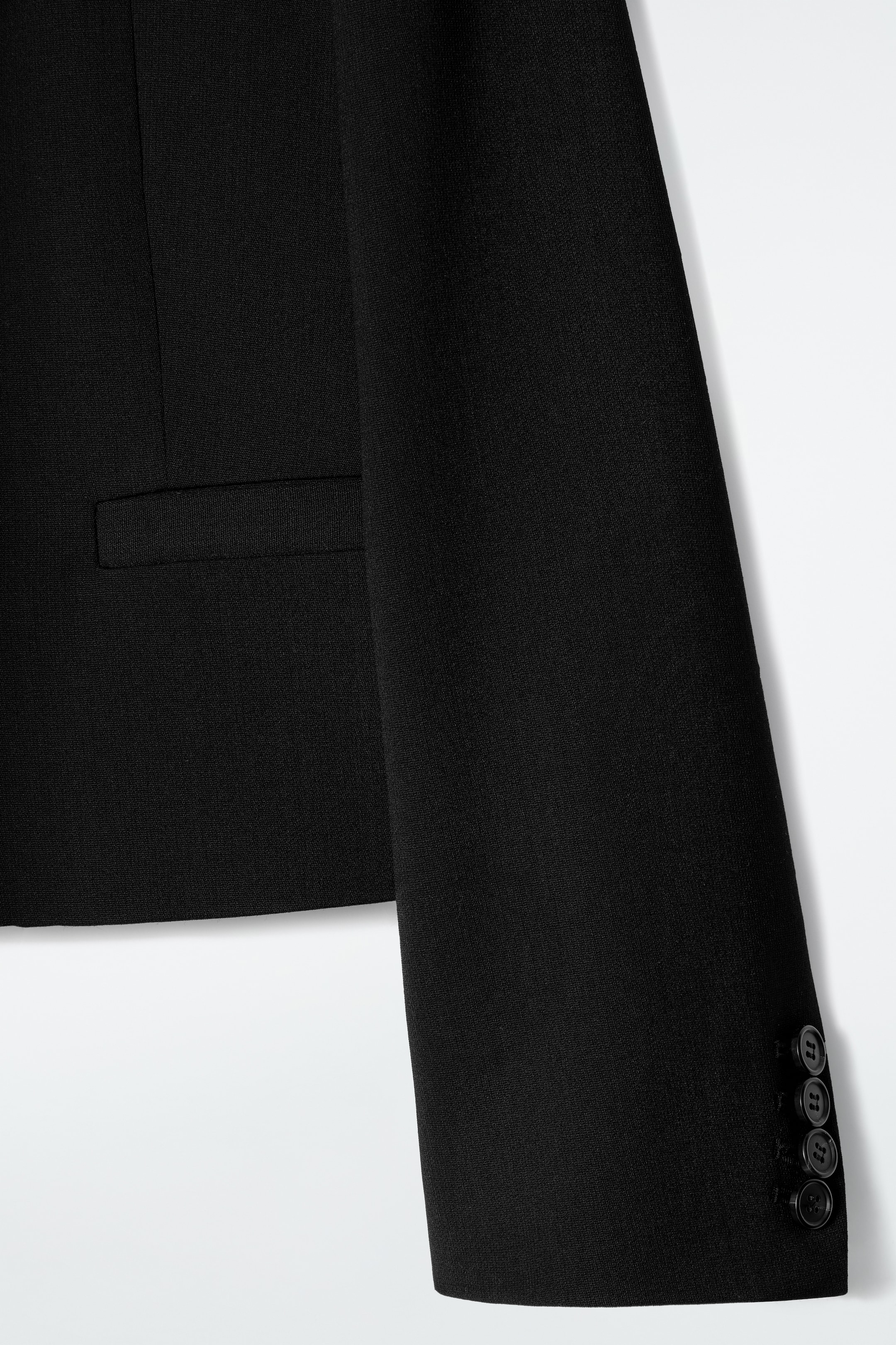 Agrandir l'image: BLAZER COURT EN LAINE - NOIR - FEMME | H&M BE 9