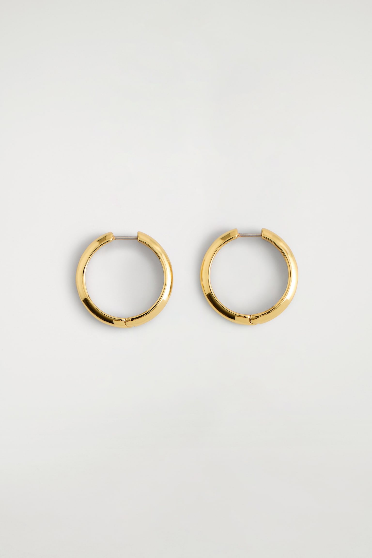 עגילי חישוק - זהב - 2