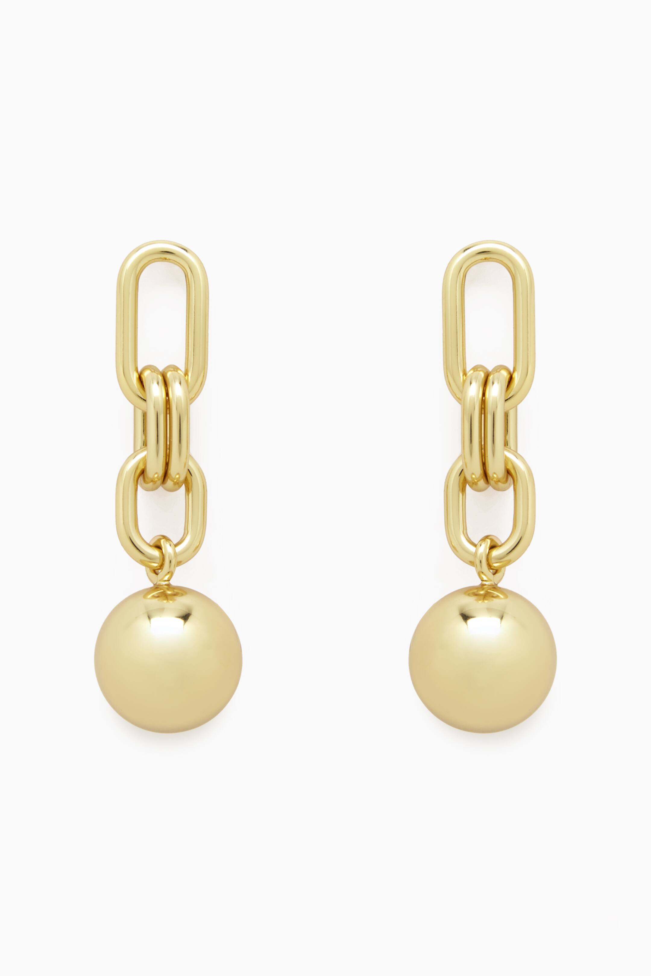 Se større billede: CHAIN-LINK DROP EARRINGS - GOLD - DAME | H&M DK 1