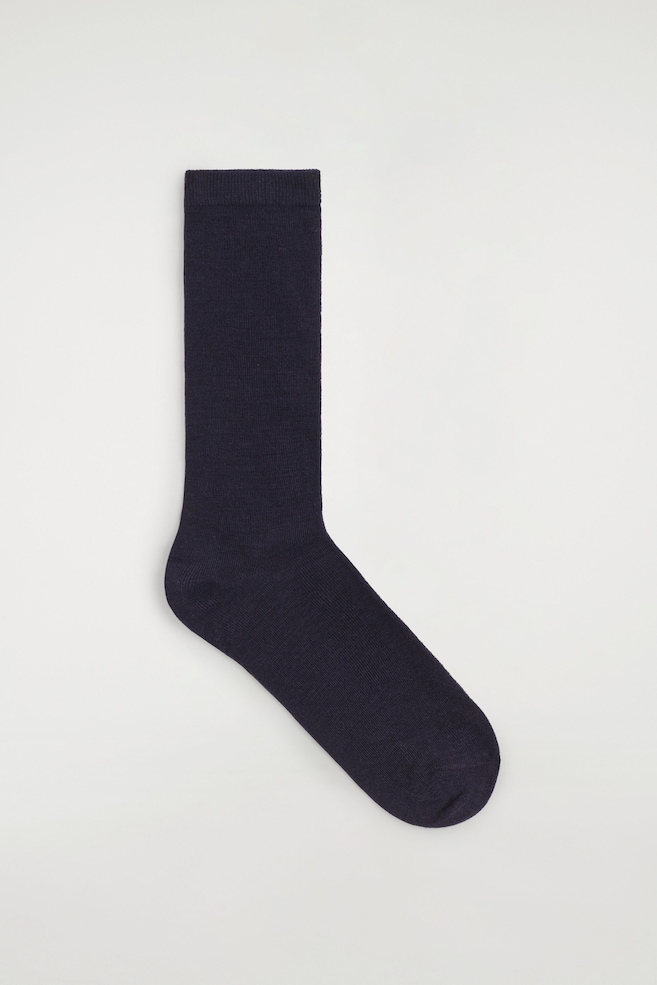 WOOL SOCKS — NAVY