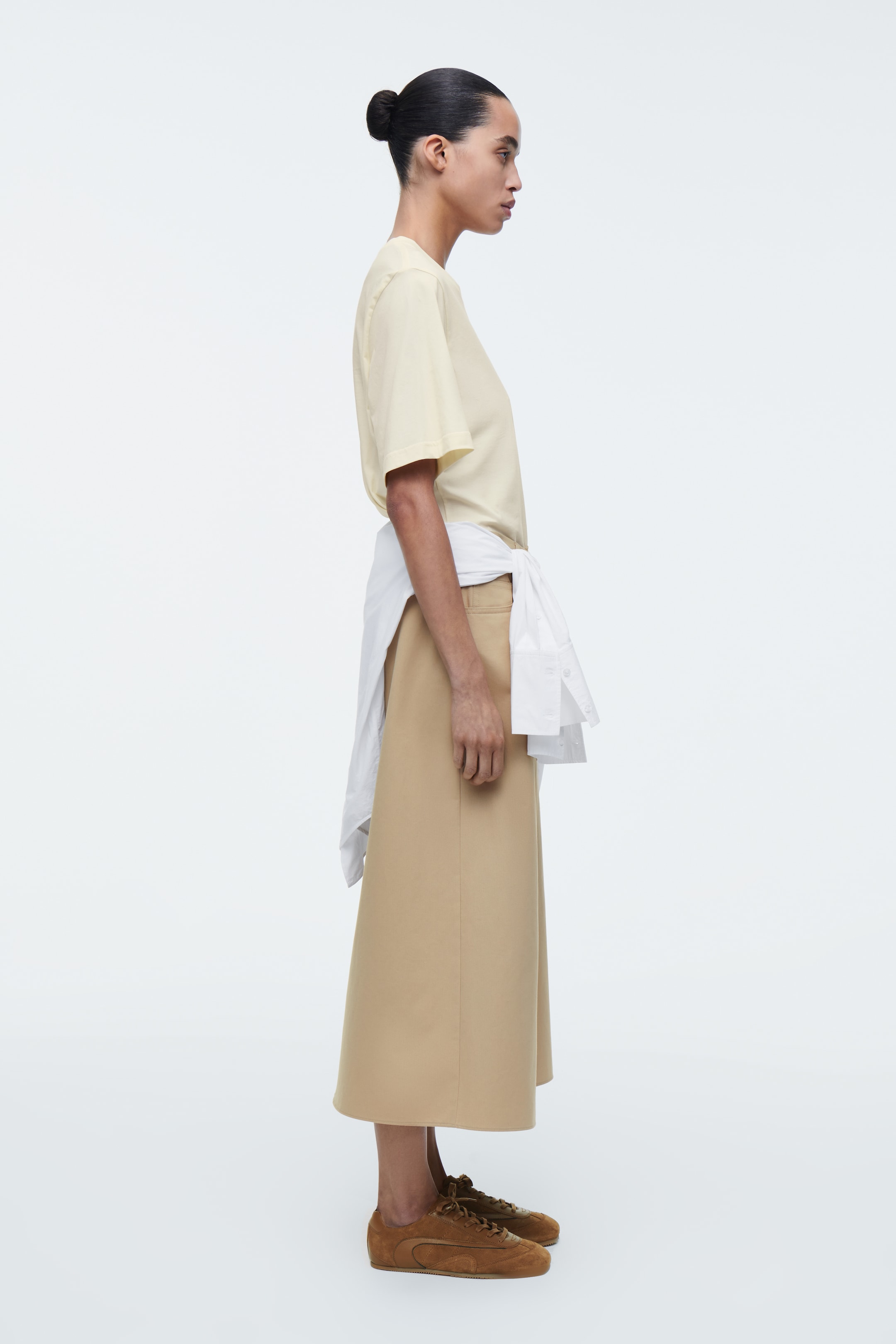 Größeres Bild anzeigen: LOCKERES T-SHIRT AUS BAUMWOLLE - HELLGELB - Ladies | H&M AT 3