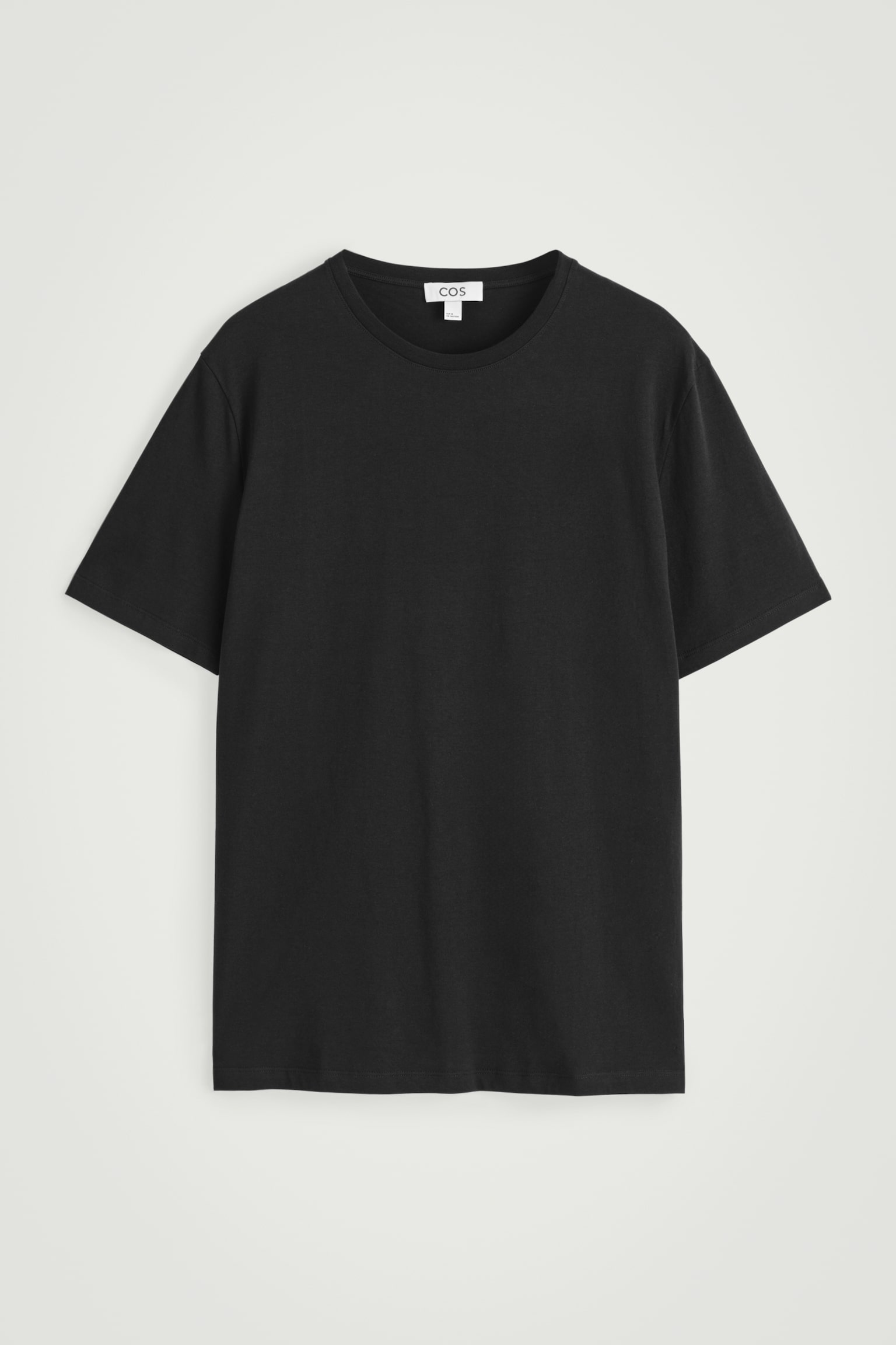 BAUMWOLL-T-SHIRT MIT RUNDHALSAUSSCHNITT - SCHWARZ/NAVYBLAU/DUNKELGRÜN/WEISS - 2