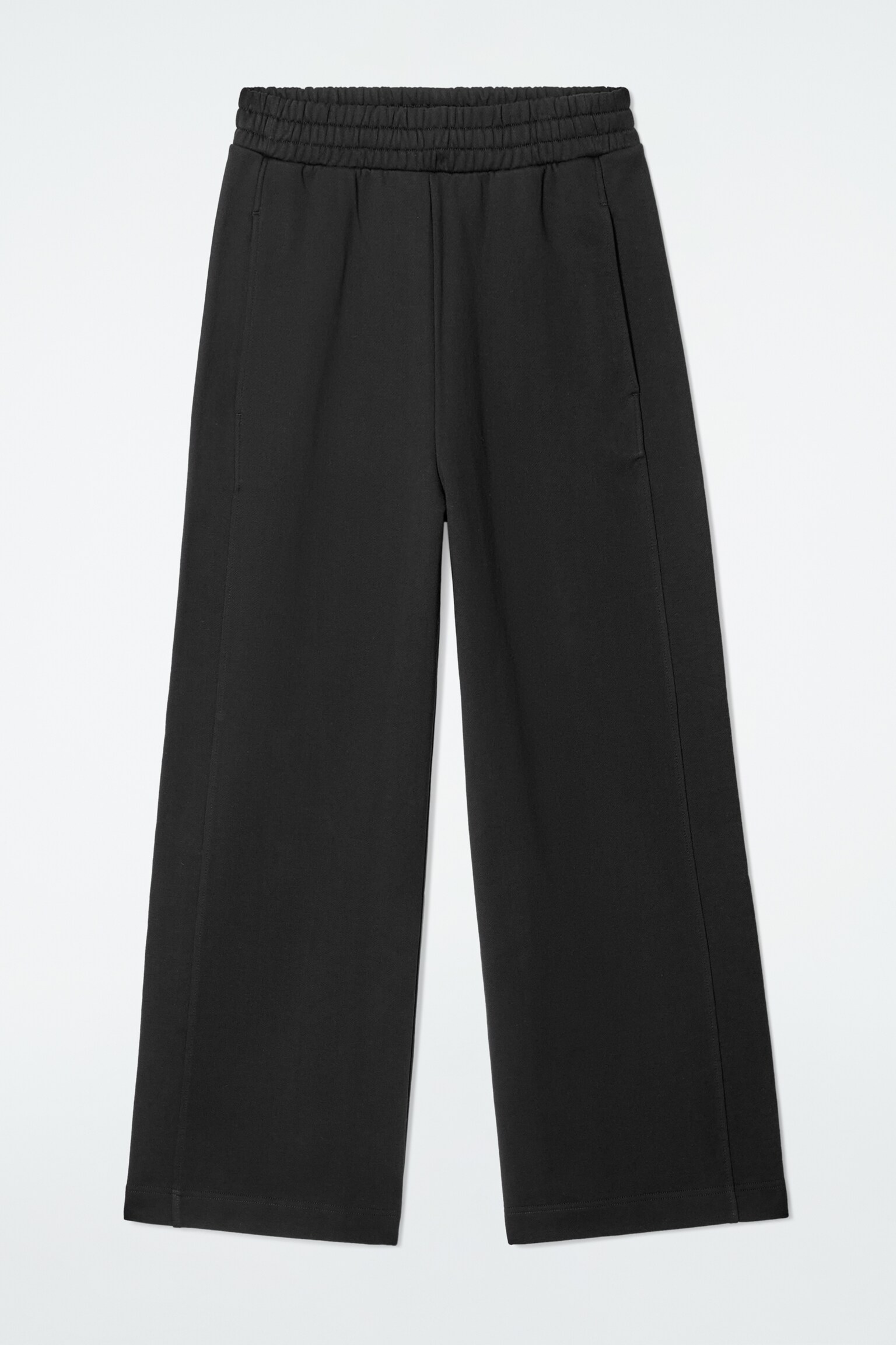 PANTALON DE JOGGING LARGE EN JERSEY - NOIR - 2