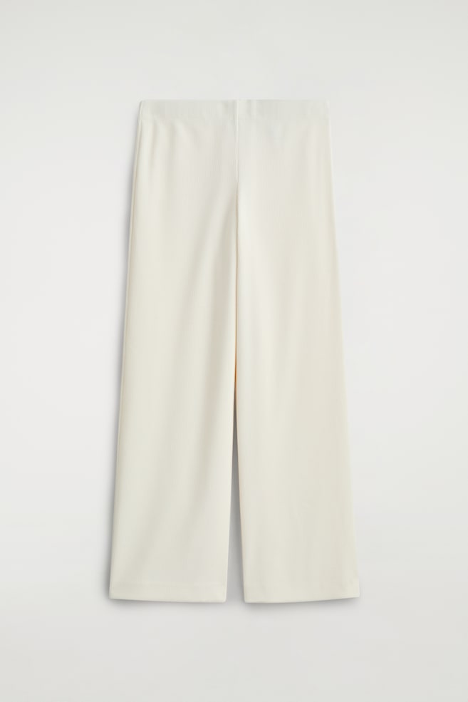 CORDHOSE MIT WEITEM BEIN - WEISS/DUNKELBRAUN - 1