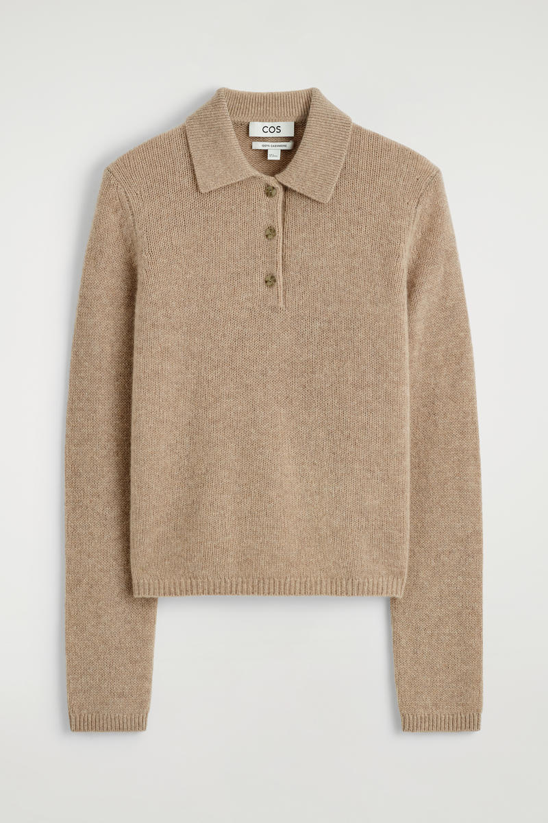 Cashmere Polo Sweater