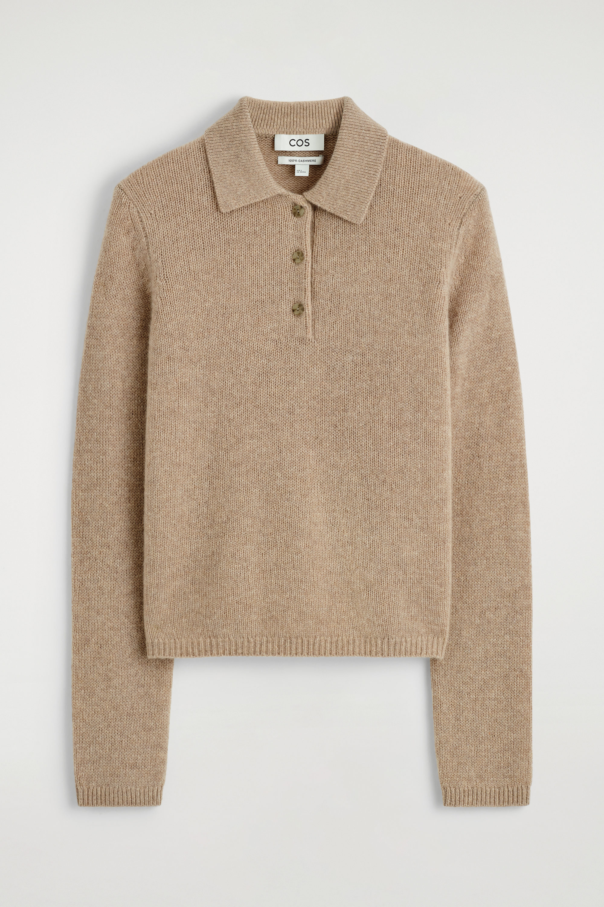 CASHMERE POLO SWEATER thumbnail 7