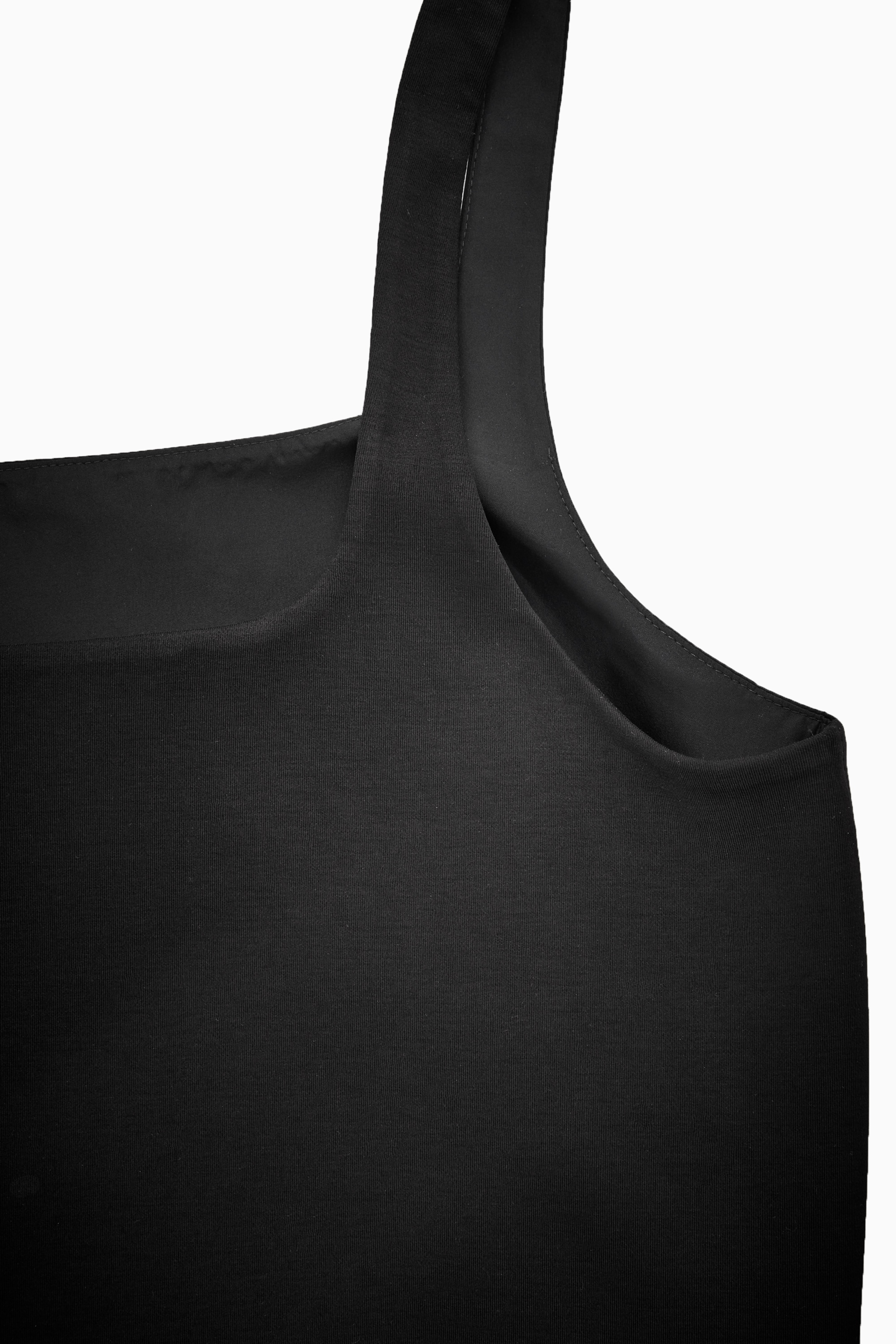 Ingrandisci l'immagine: CONTRAST-PANEL MINI DRESS - BLACK - DONNA | H&M CH 3