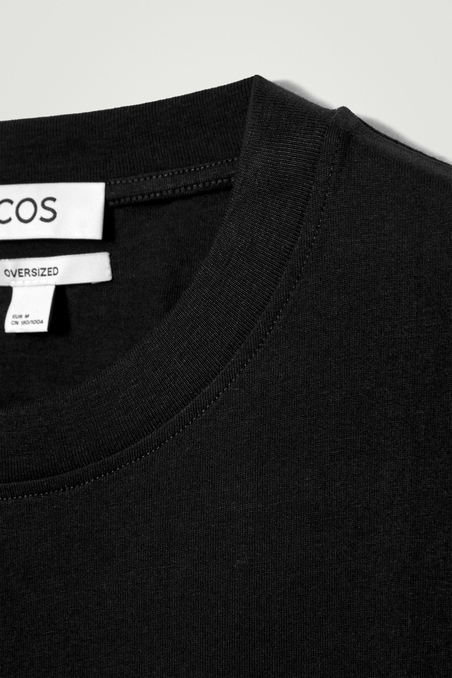 CAMISETA OVERSIZE DE ALGODÓN - NEGRO/AZUL MARINO - 9
