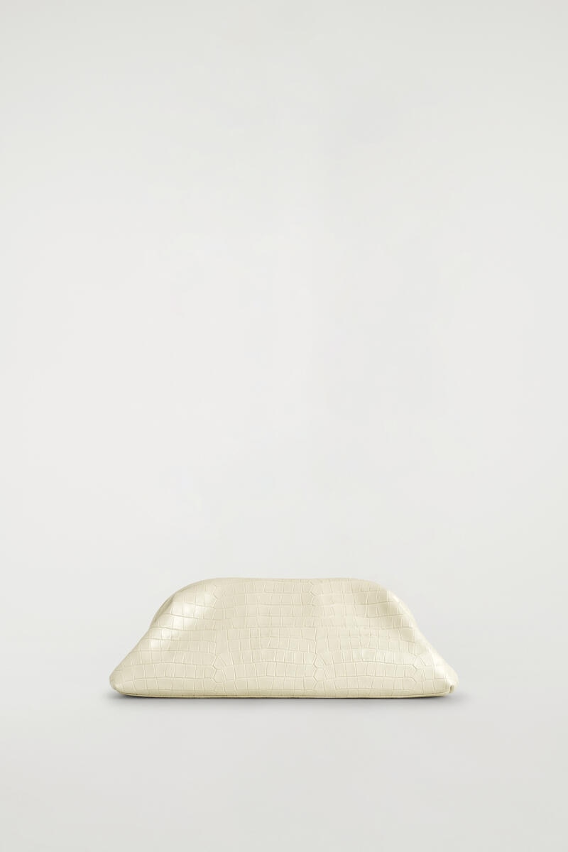Ingot Clutch Bag - Leather