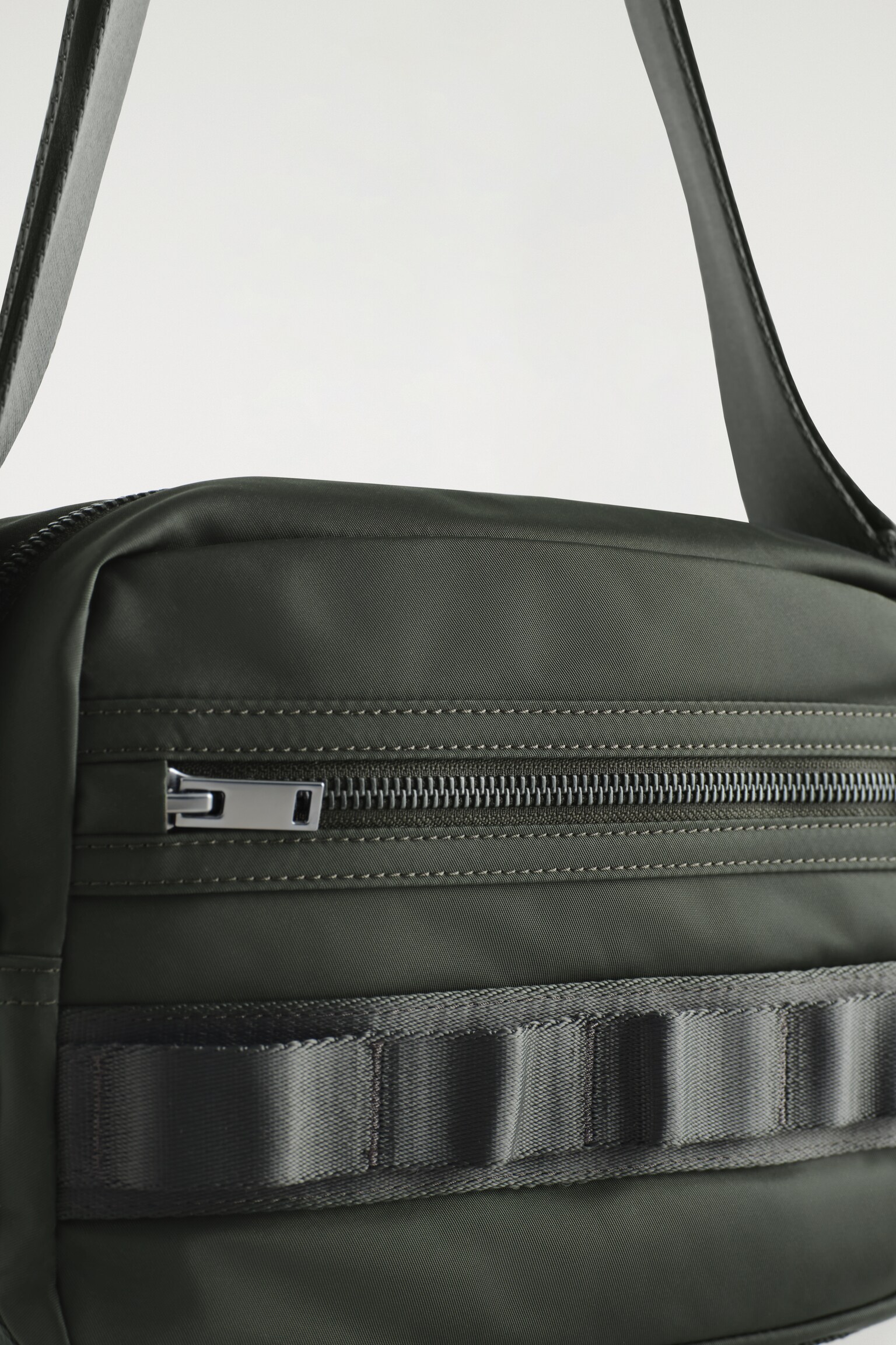 CROSSBODY TAŠKA TRANSIT - NYLON - KHAKI/TMAVĚ MODRÁ/ŠEDÁ - 5