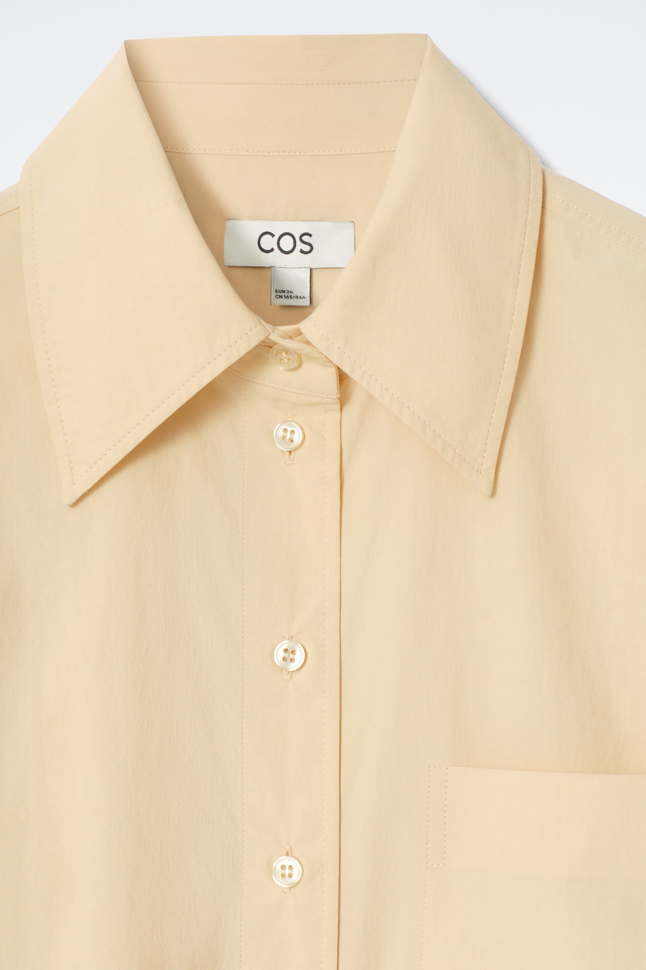 Ver imagen más grande: CAMISA SASTRE OVERSIZE - AMARILLO - MUJER | H&M ES 8