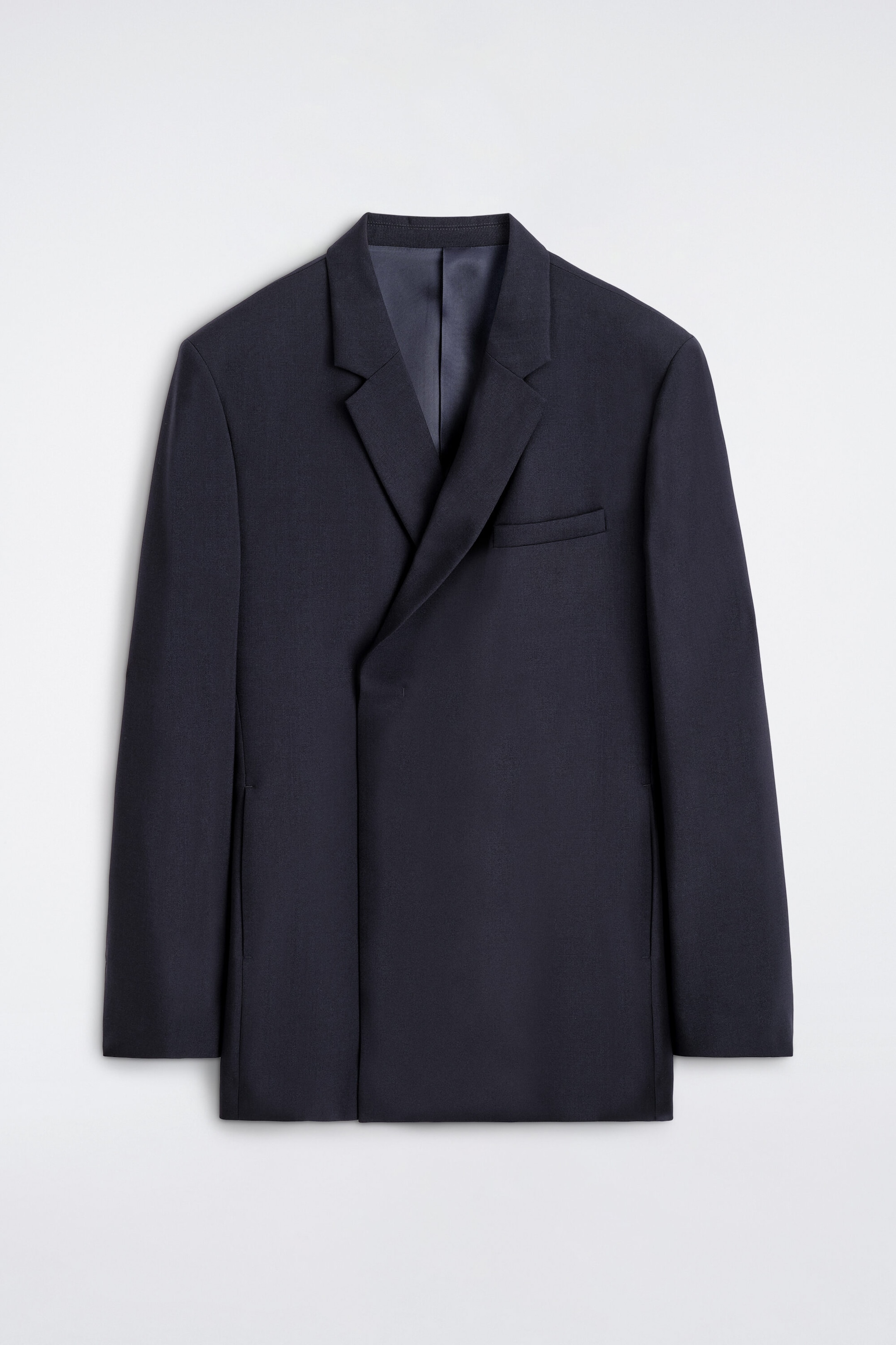 BLAZER SLIM CROISÉ EN LAINE