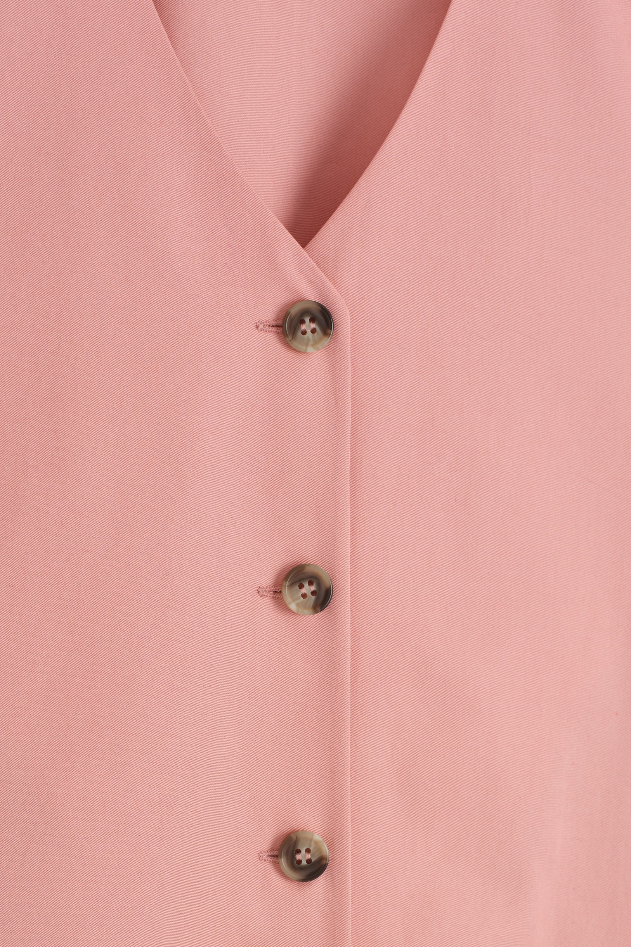 Agrandir l'image: ROBE COURTE BOUTONNÉE EN COTON PIMA - ROSE - FEMME | H&M FR 6