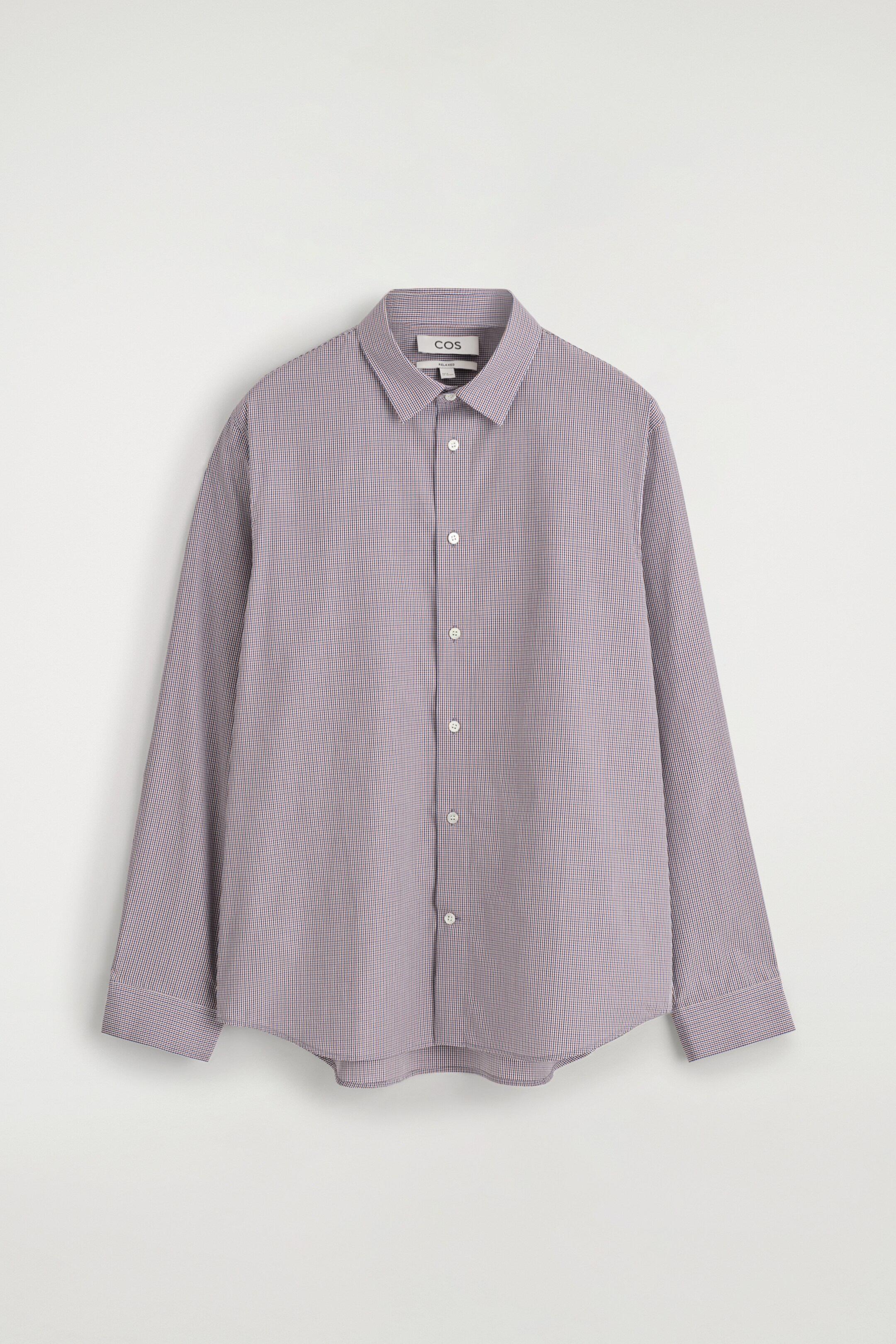 Ver imagen más grande: CAMISA DE POPELINA DE CUADROS RELAXED FIT - ROJO / AZUL / CUADROS - HOMBRE | H&M ES 6