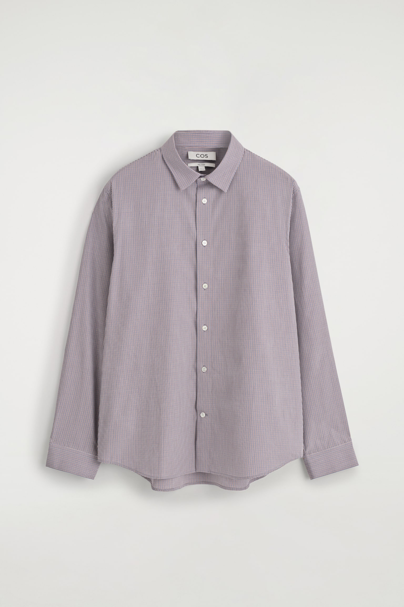 CHEMISE DÉCONTRACTÉE EN POPELINE À CARREAUX - ROUGE / BLEU / CARREAUX - 2