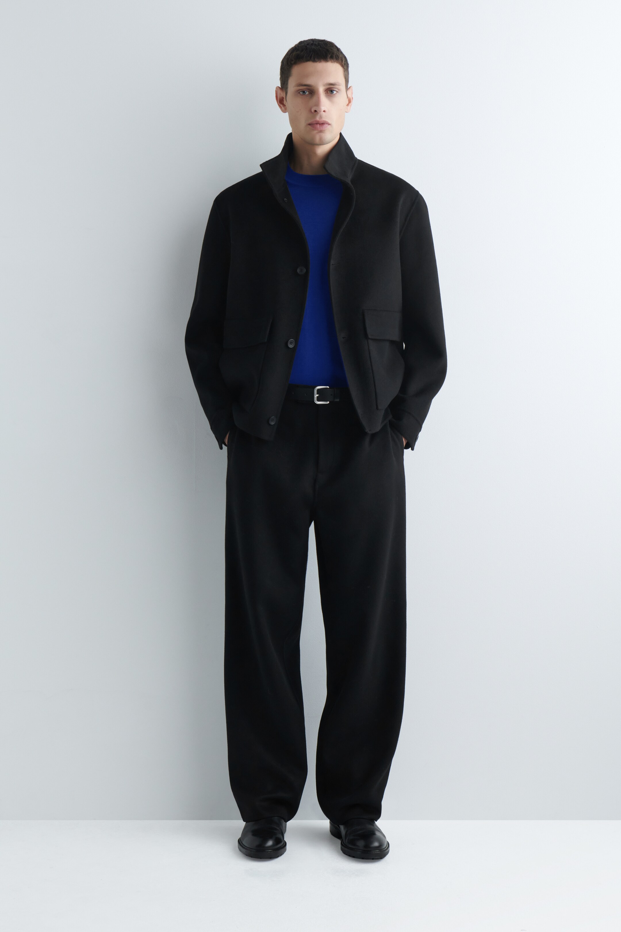 Visualizza immagine più grande: MAGLIONE SLIM GIROCOLLO IN LANA MERINO - BLU COBALTO - UOMO | H&M IT 4