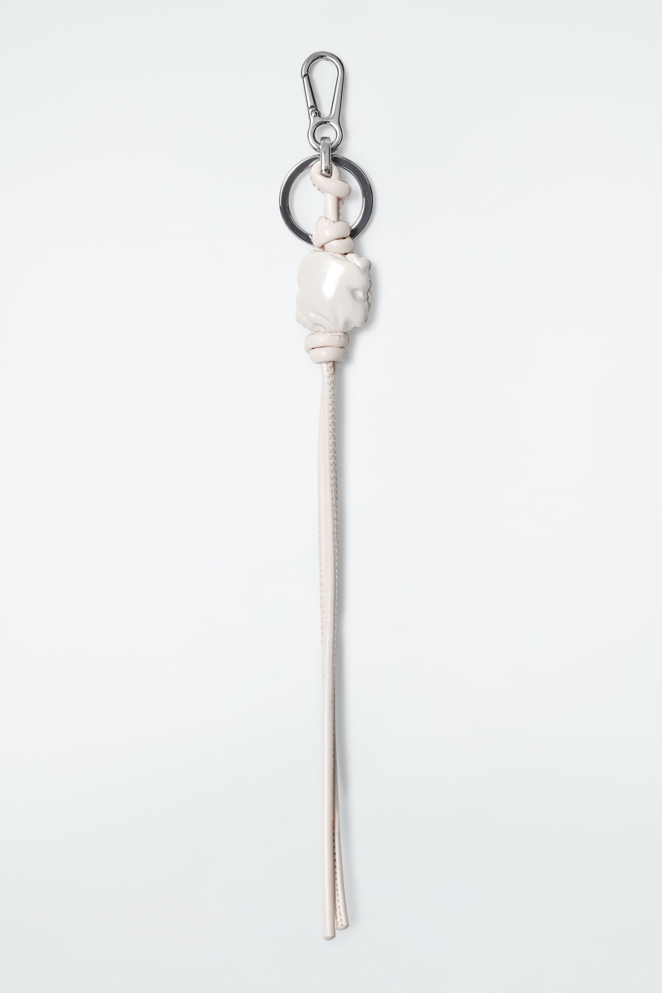View larger image: QUILTED BEADED LEATHER CHARM - WHITE - Ladies | H&M GB 1